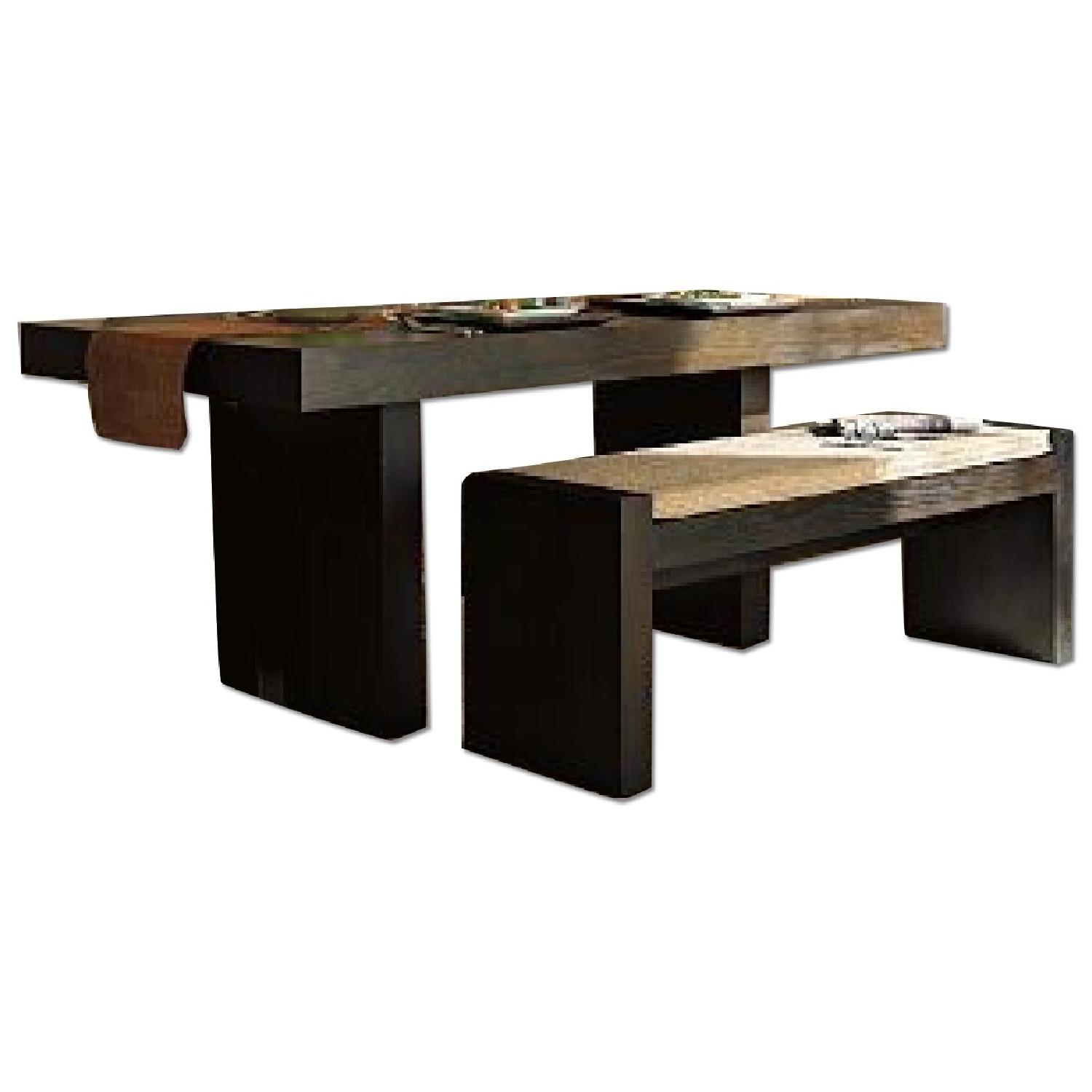 West Elm Terra Dining Table w/ Bench - image-0