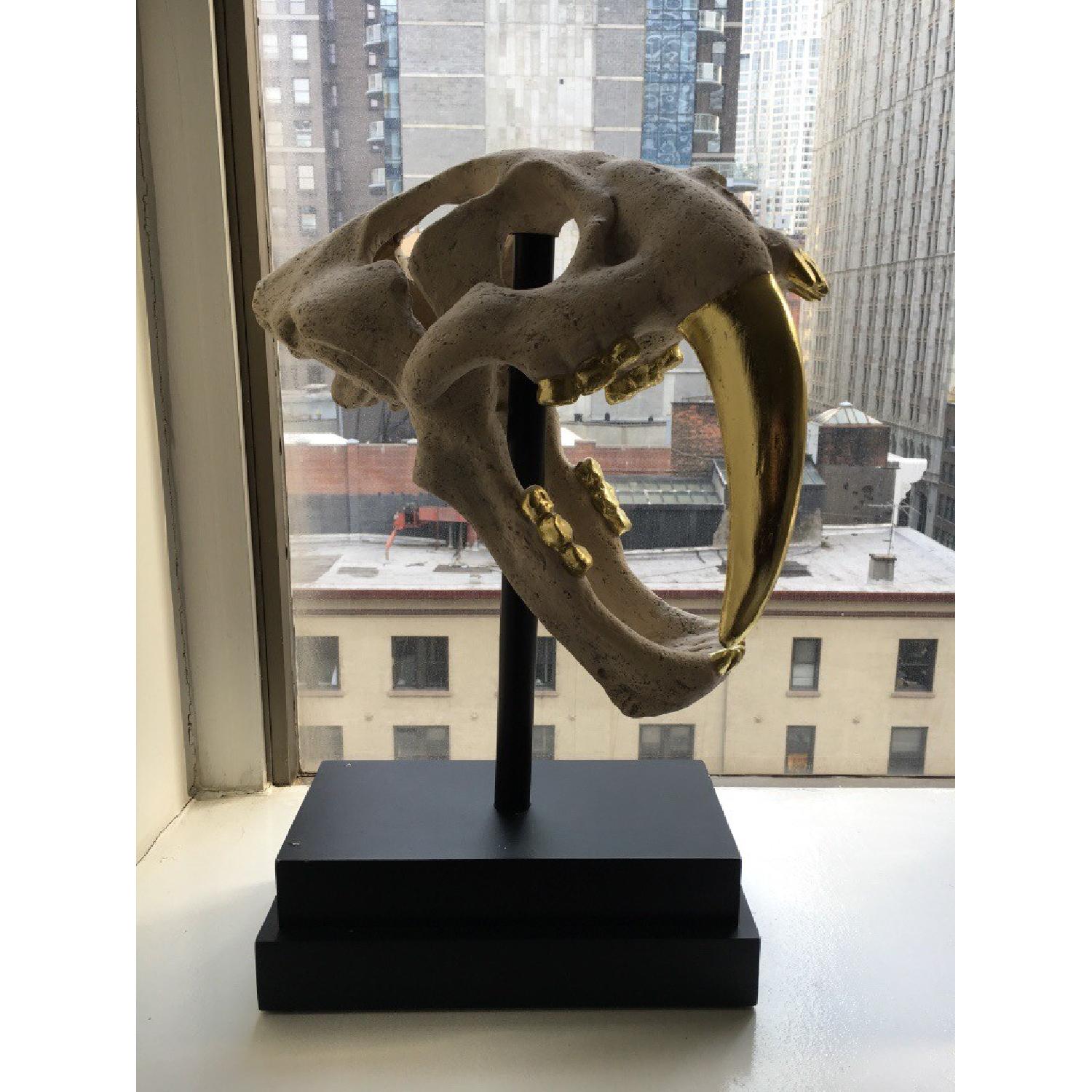 Replica Crocodile & Sabertooth Tiger Skull - image-7