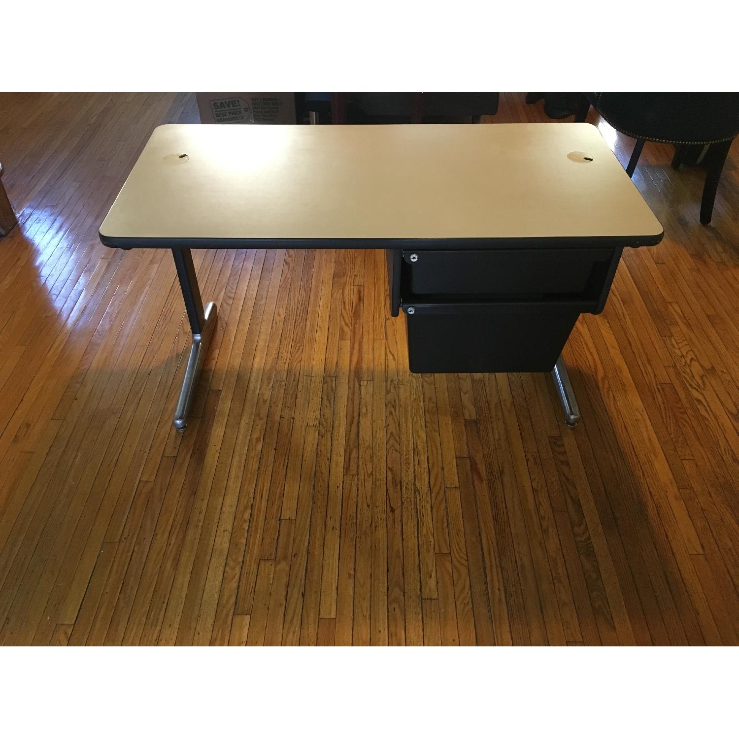 Antique Herman Miller Industrial Desk - image-1