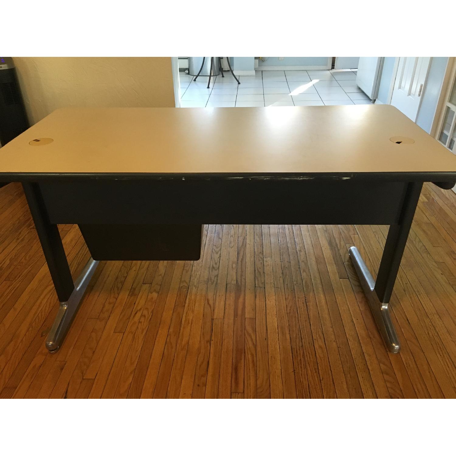 Antique Herman Miller Industrial Desk - image-6