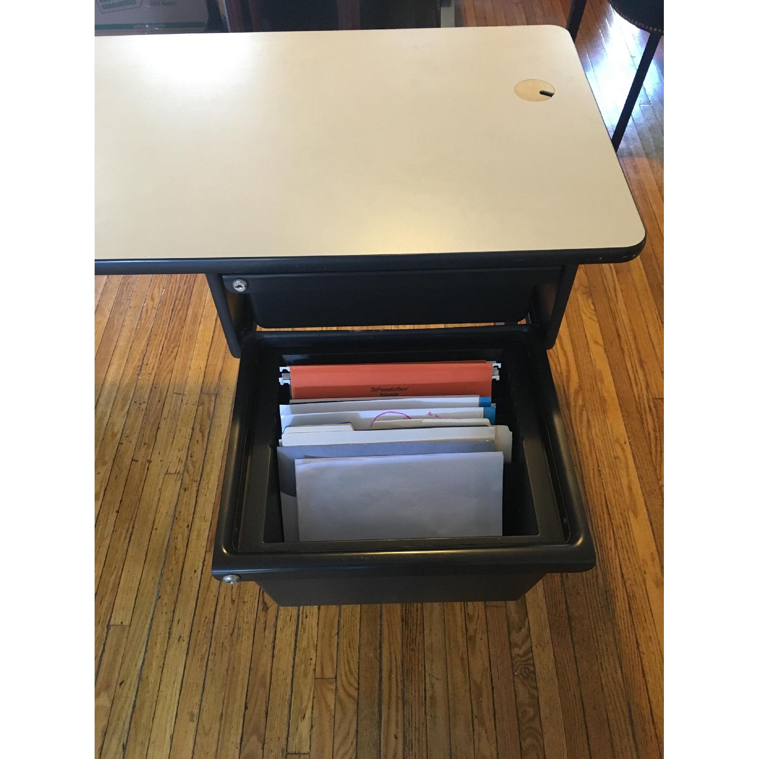 Antique Herman Miller Industrial Desk - image-7