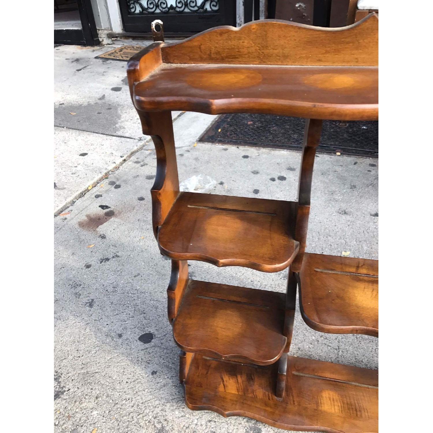 1960s Vintage Wooden Wall Shelving Unit - image-2