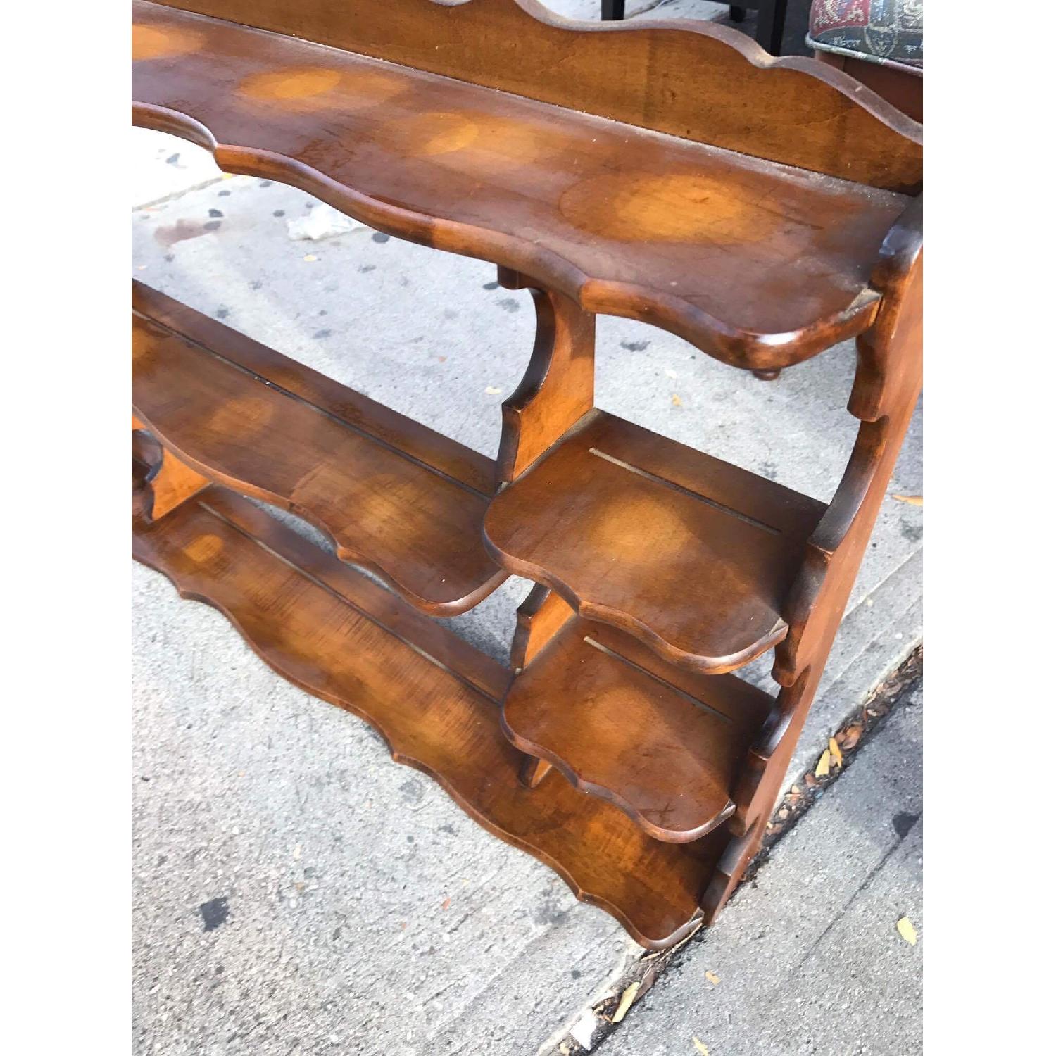 1960s Vintage Wooden Wall Shelving Unit - image-5