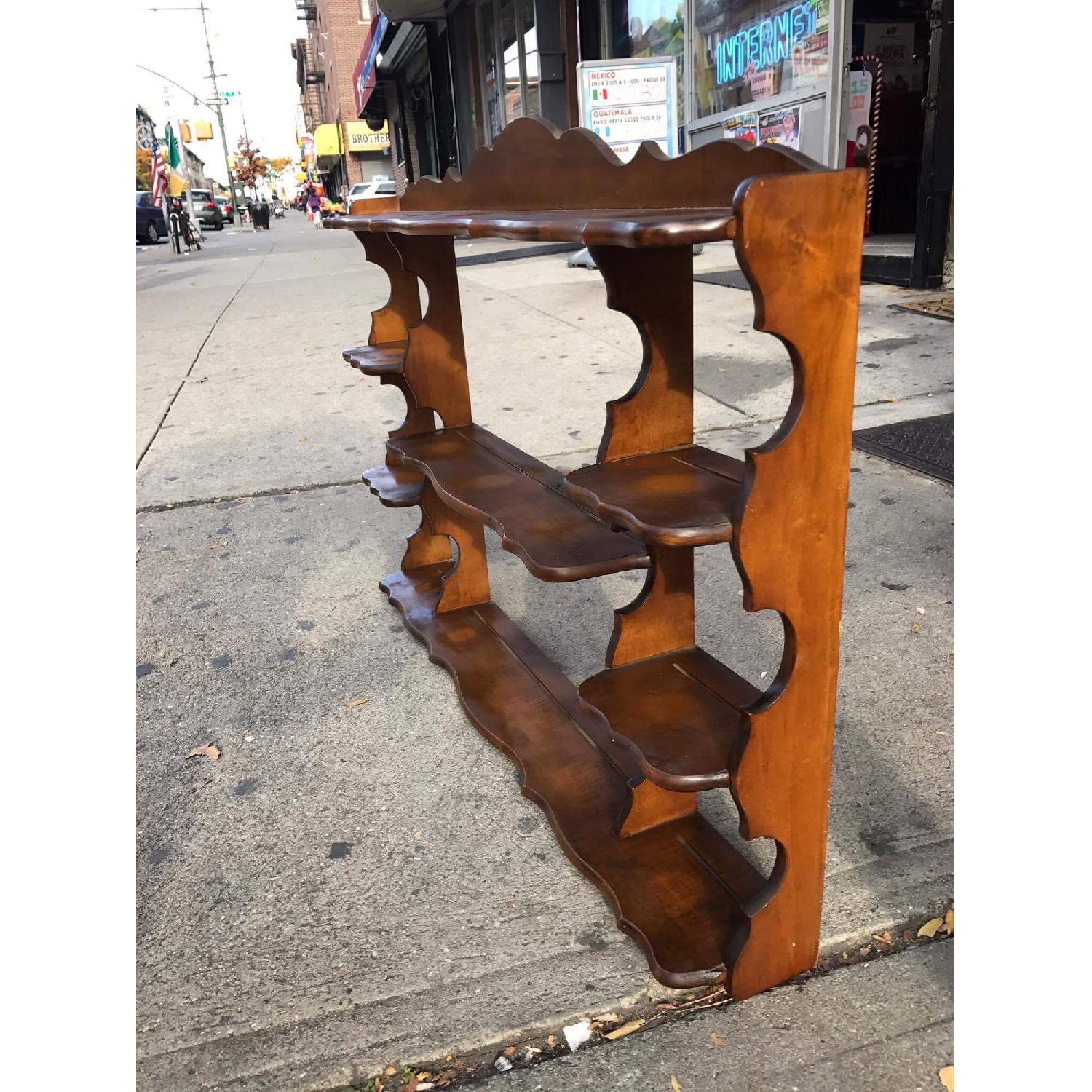 1960s Vintage Wooden Wall Shelving Unit - image-6