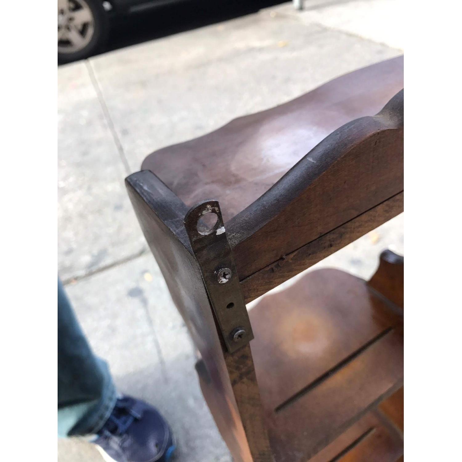 1960s Vintage Wooden Wall Shelving Unit - image-8