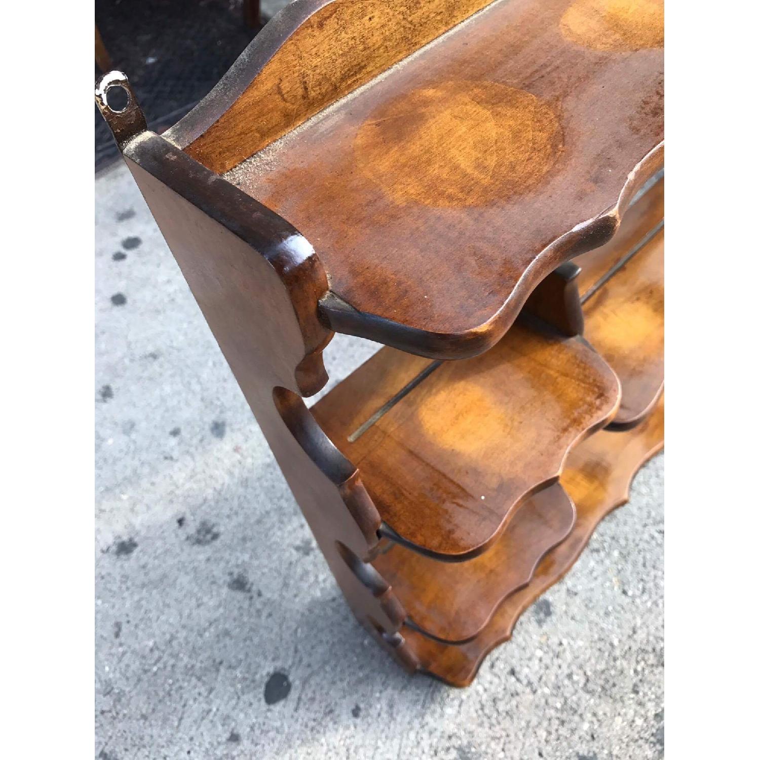 1960s Vintage Wooden Wall Shelving Unit - image-10