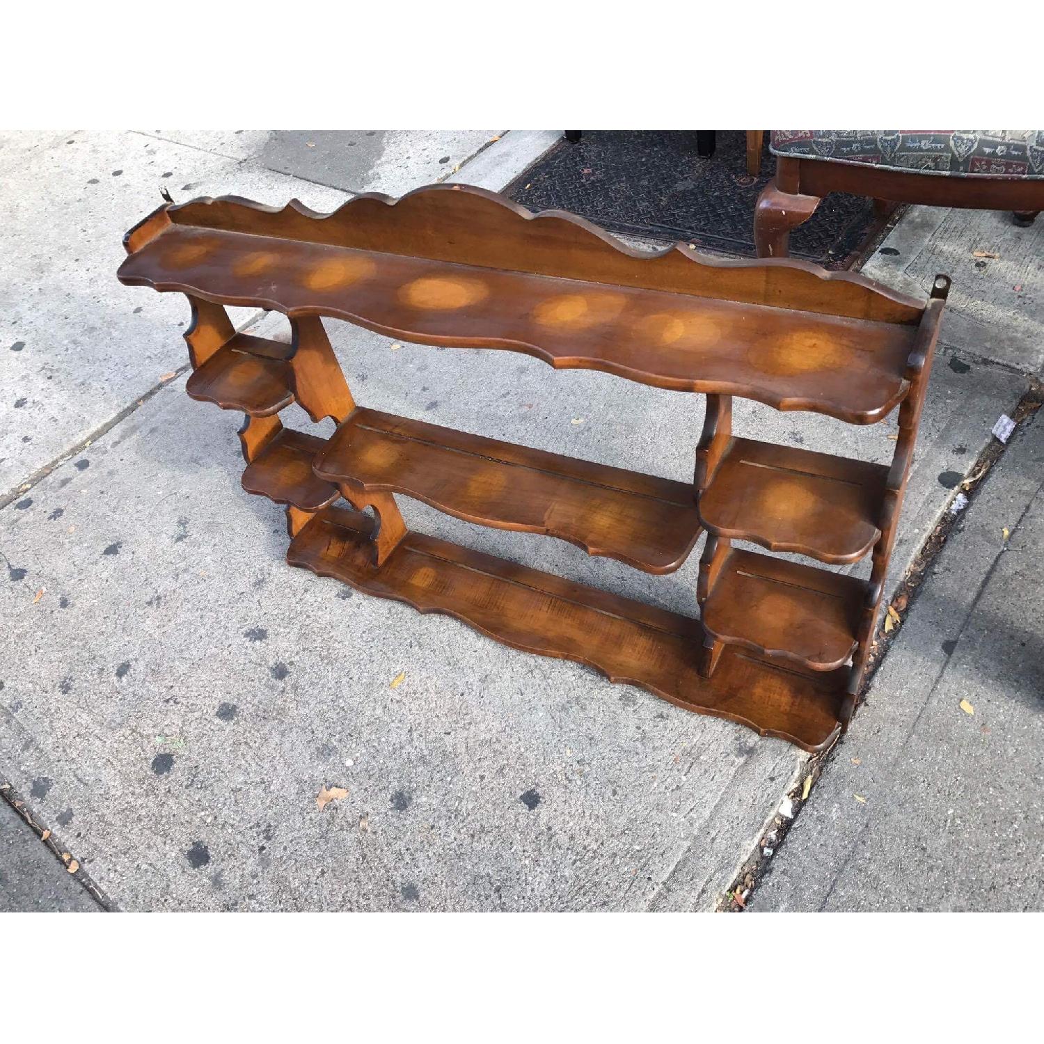 1960s Vintage Wooden Wall Shelving Unit - image-12