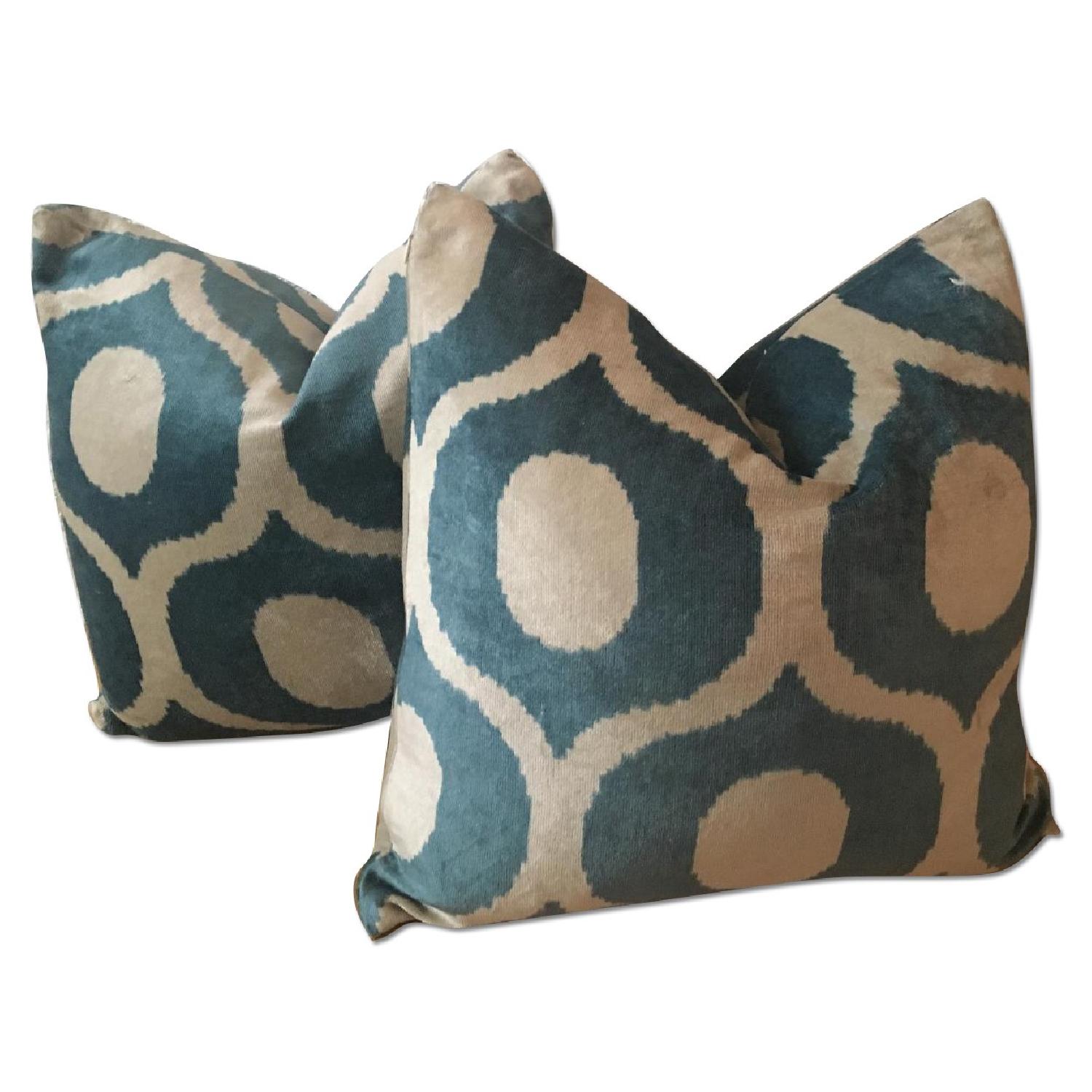 Pottery Barn Decorative Velvet Pillows - AptDeco