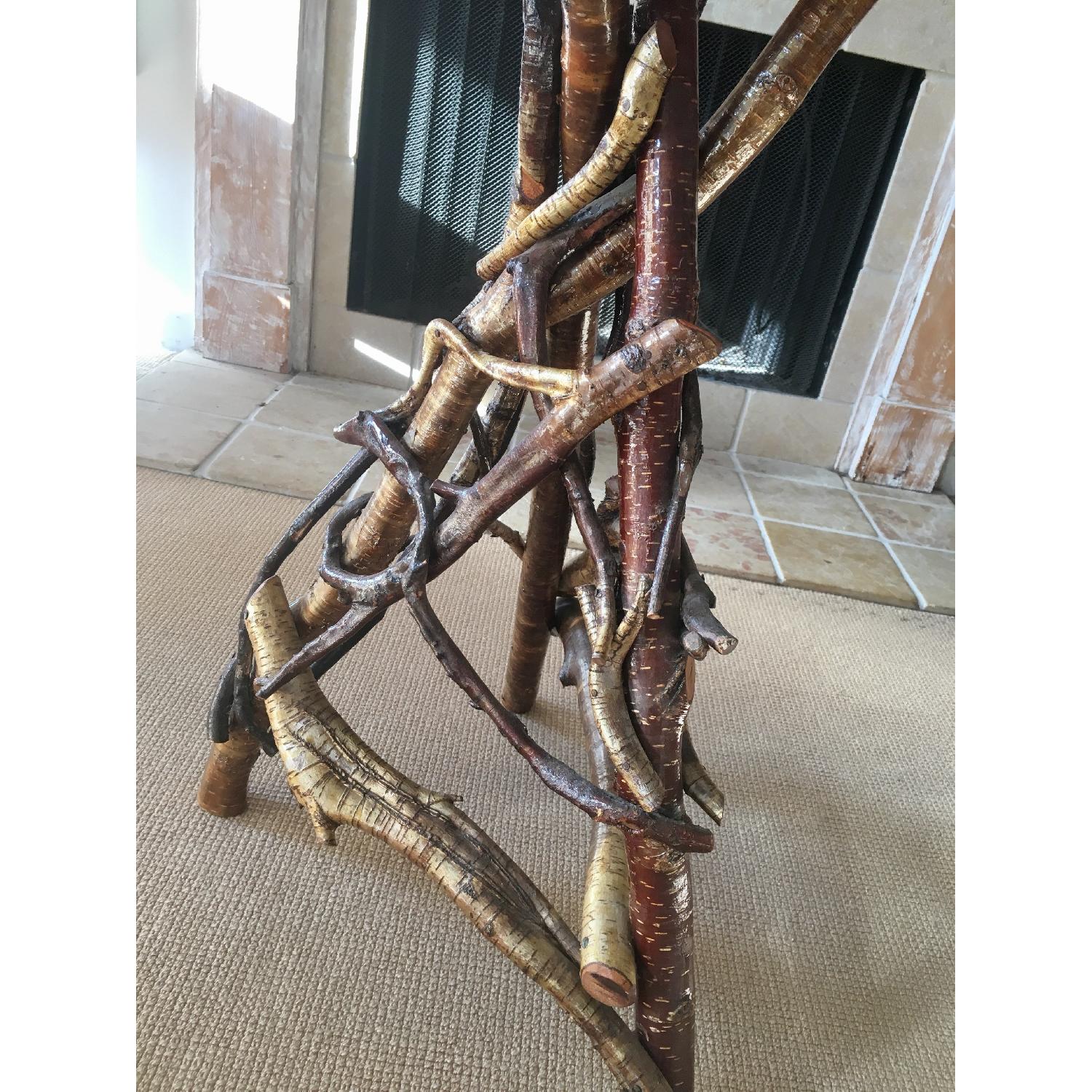 Hand Crafted Adirondack Stool - image-1