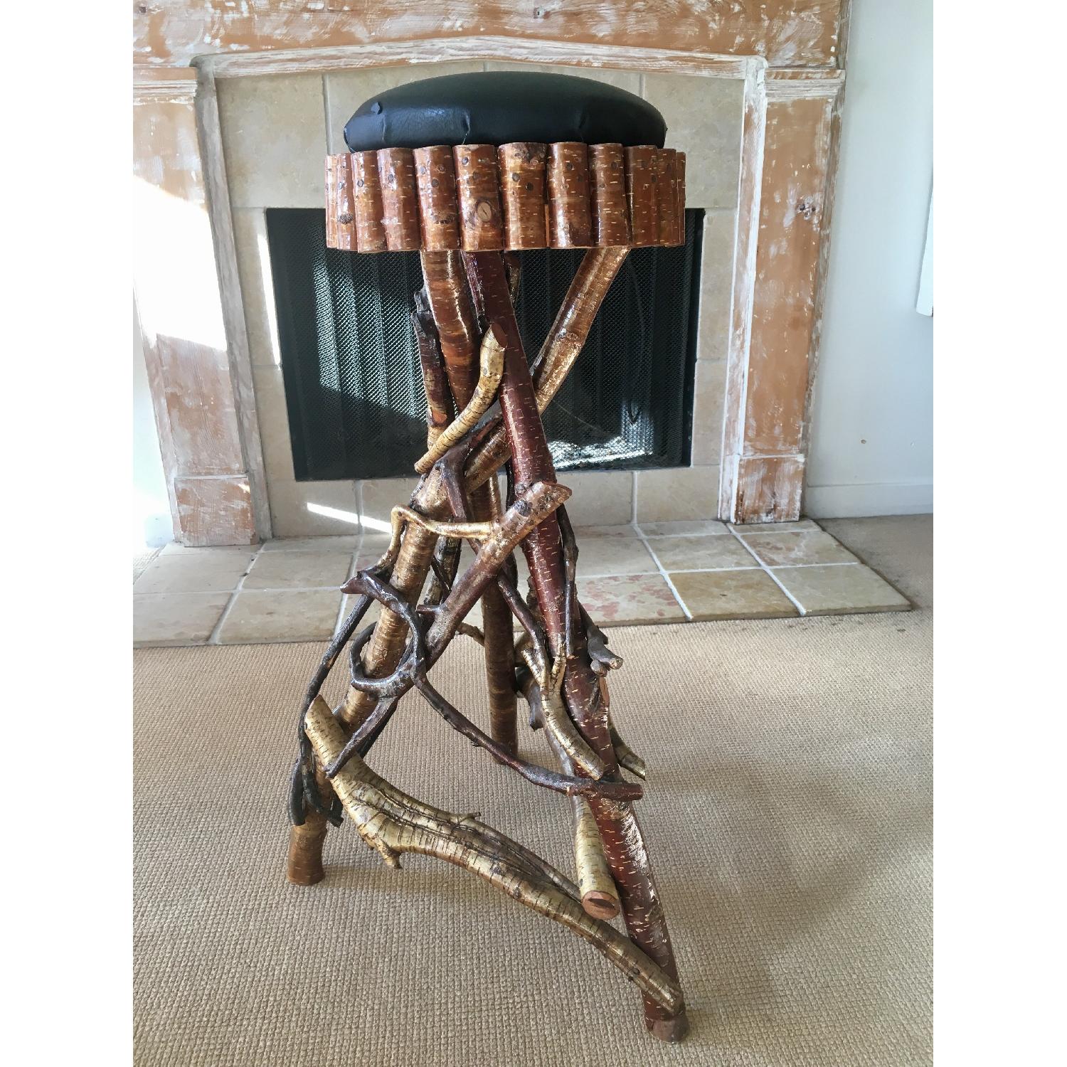 Hand Crafted Adirondack Stool - image-3