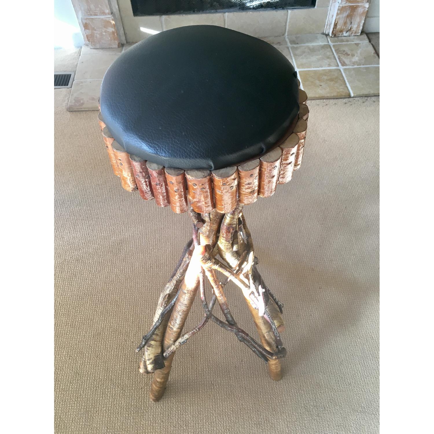 Hand Crafted Adirondack Stool - image-6