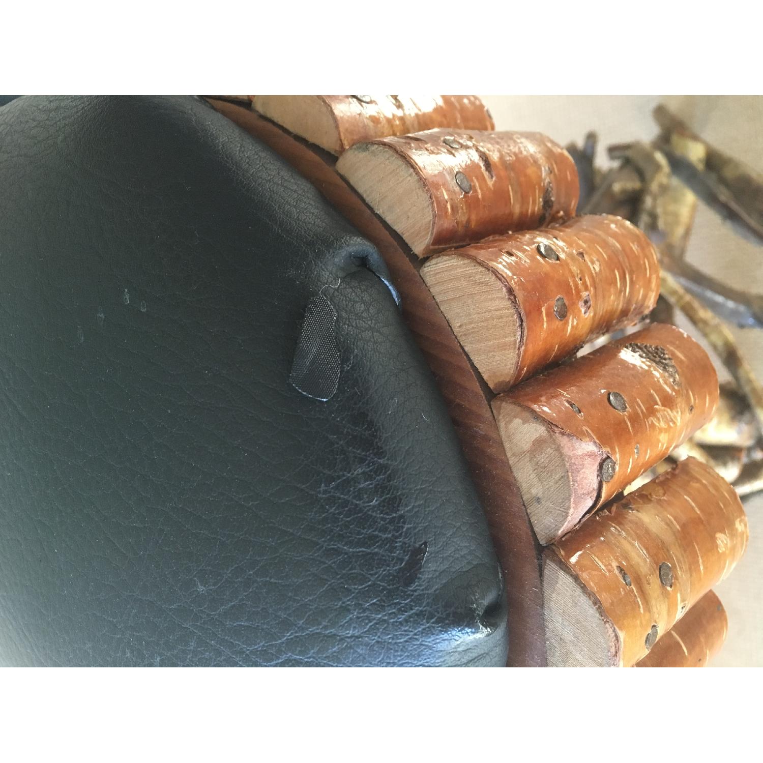 Hand Crafted Adirondack Stool - image-7