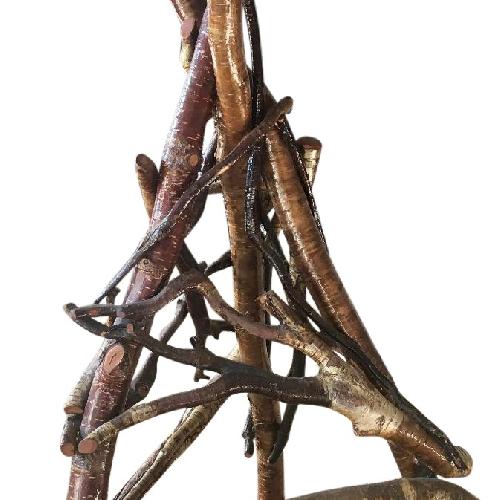 Used Hand Crafted Adirondack Stool for sale on AptDeco