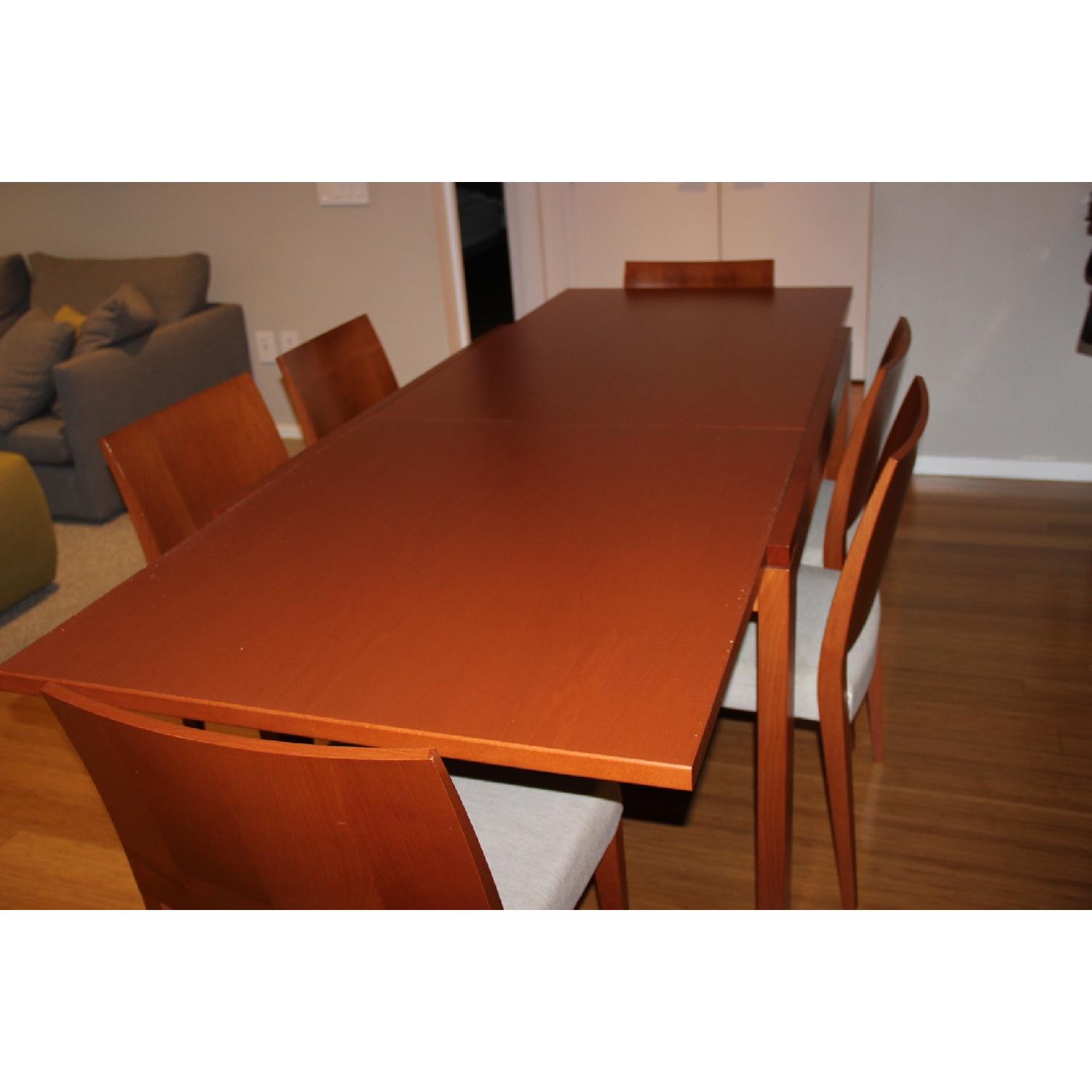 Calligaris Extendable Dining Table w/ 6 Chairs - image-5