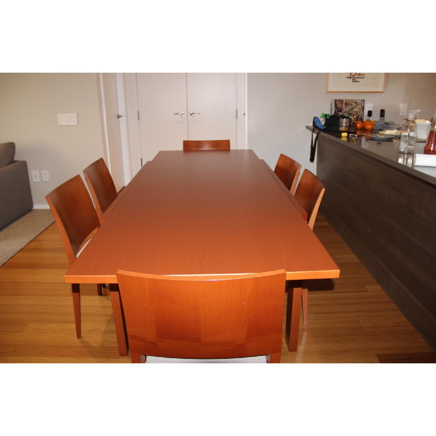 Calligaris Extendable Dining Table w/ 6 Chairs - image-6