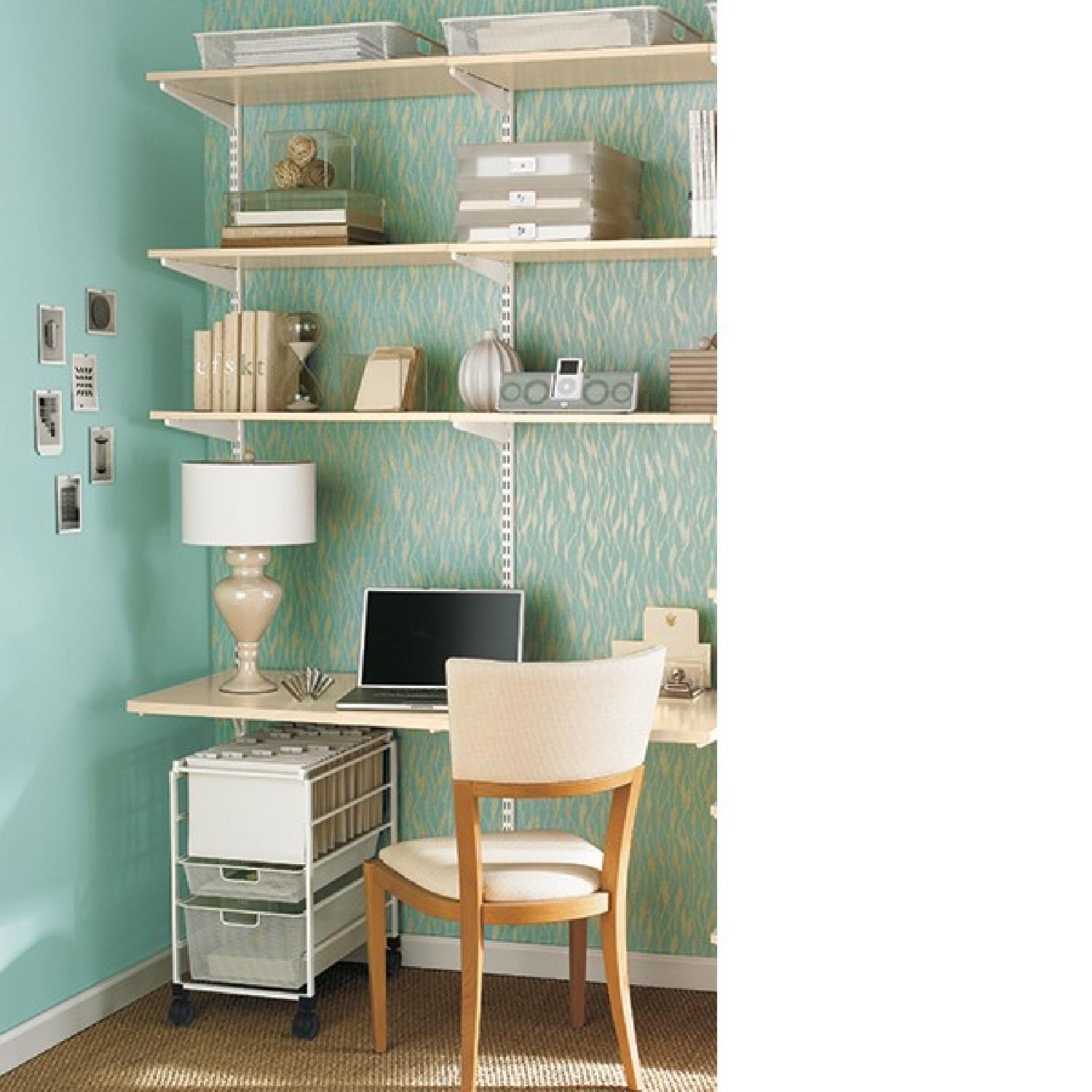 The Container Store Elfa Desk/Bookshelf System - image-3