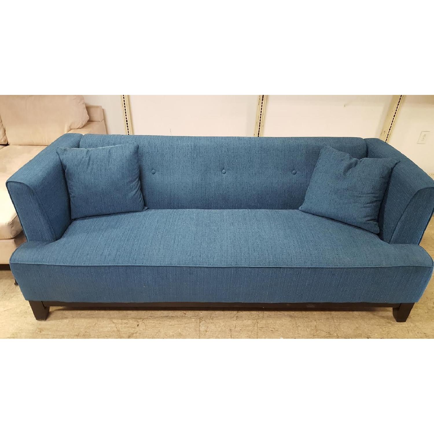 Furniture of America Sofia Dark Teal Sofa - image-3