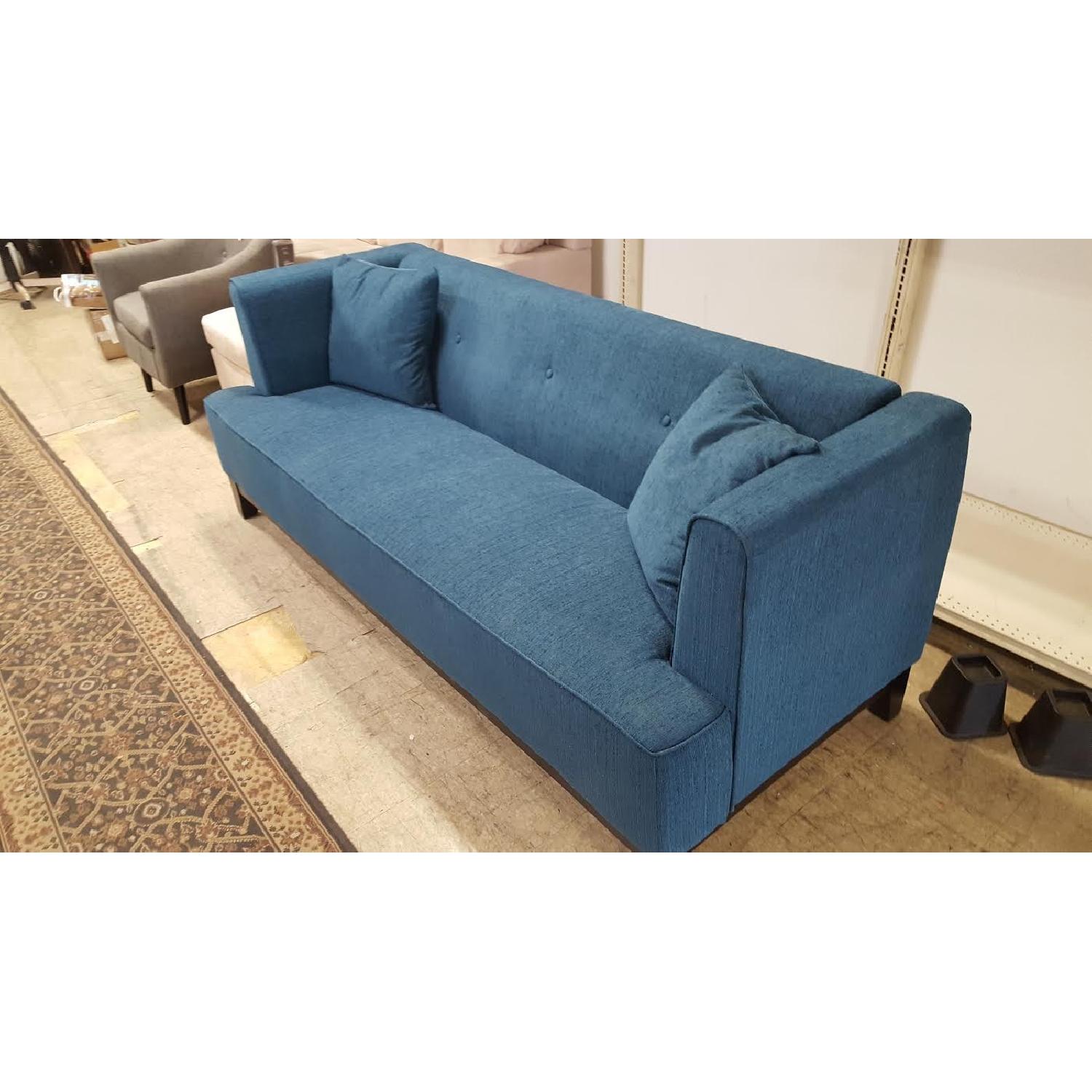 Furniture of America Sofia Dark Teal Sofa - image-5
