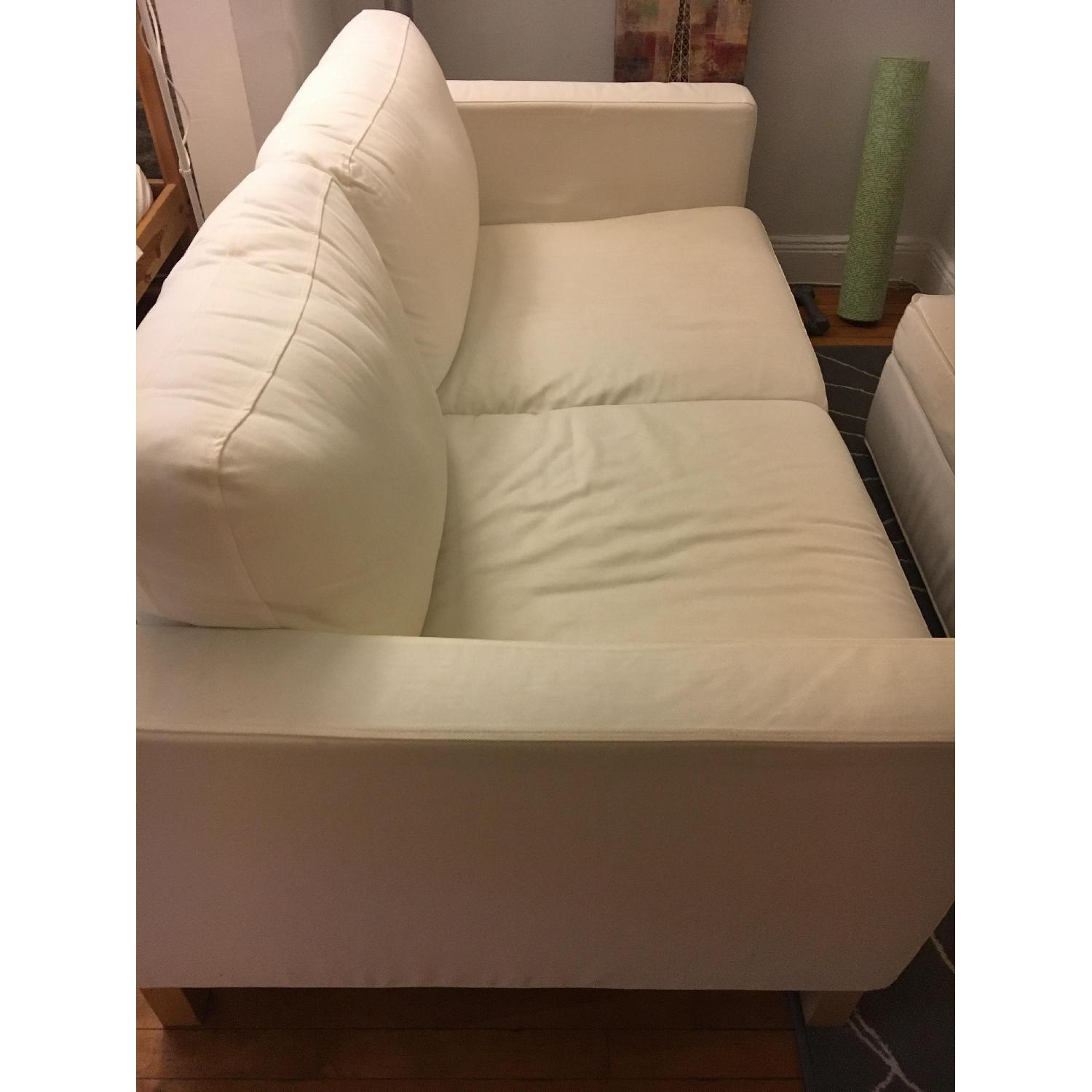Ikea Loveseat in White - image-2