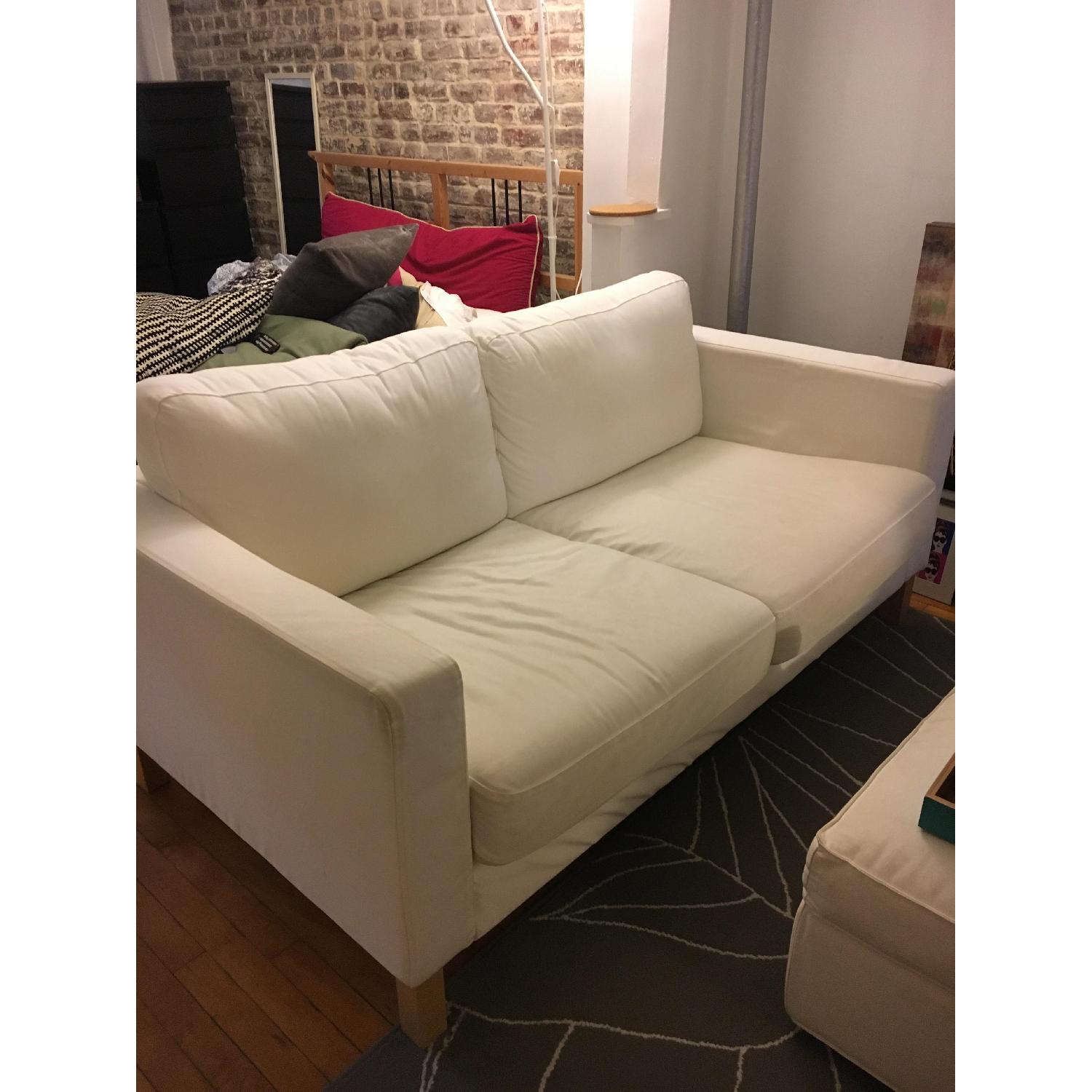 Ikea Loveseat in White - image-3
