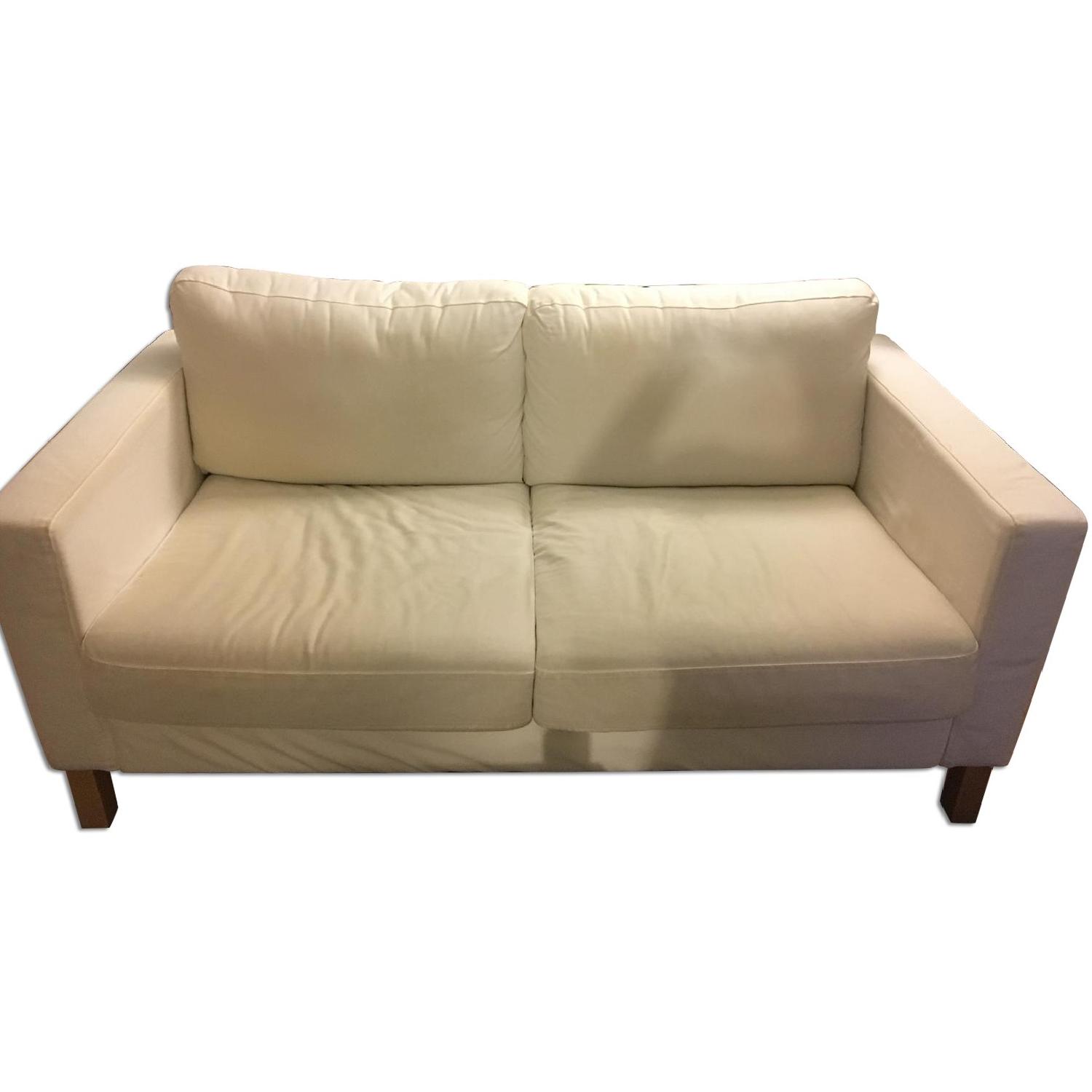 Ikea Loveseat in White - image-0