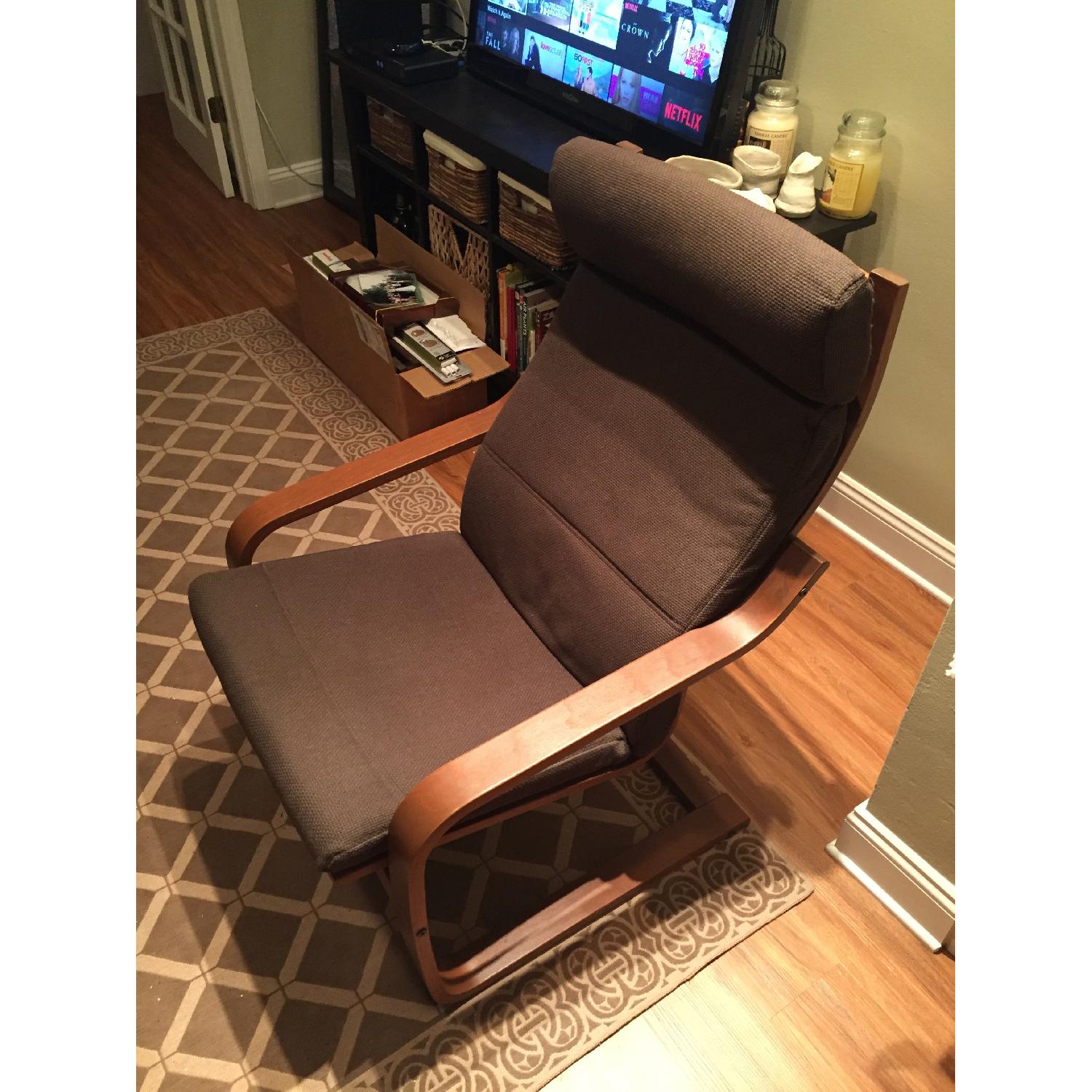 Ikea Poang Dark Brown Chair - image-1