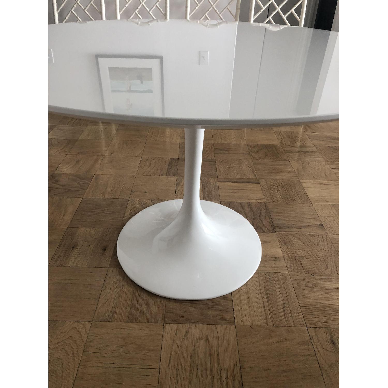 Candelabra Home White Round Dining Table - image-4