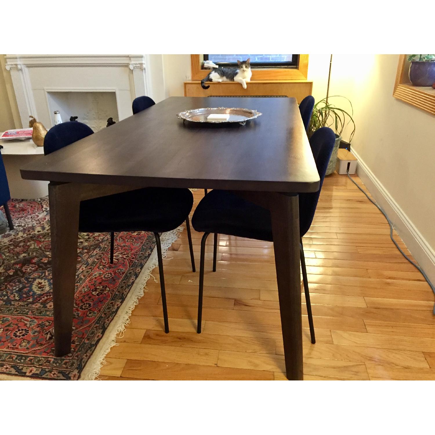 West Elm Angled-Leg Dining Table - AptDeco