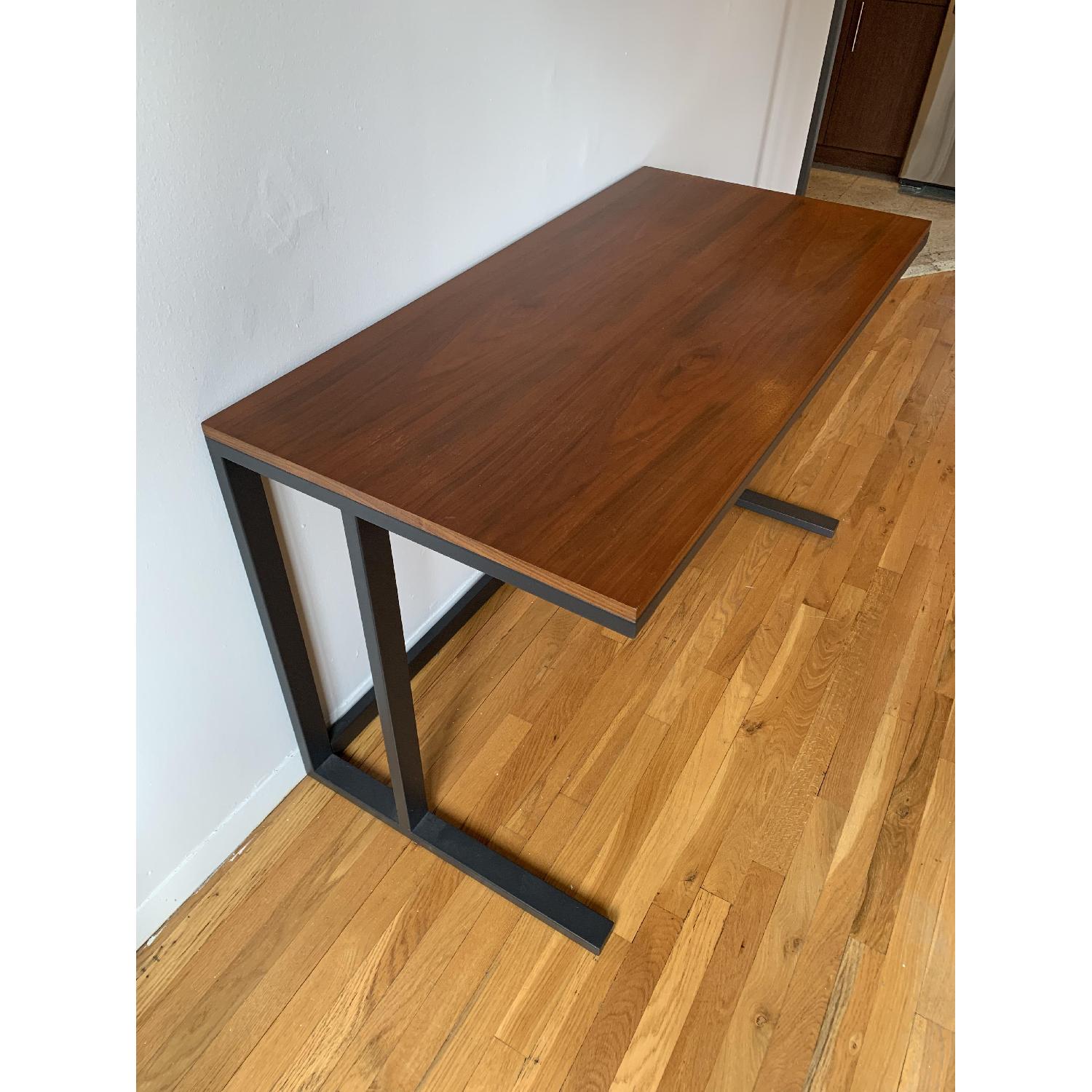CB2 Walnut Top Desk - image-3