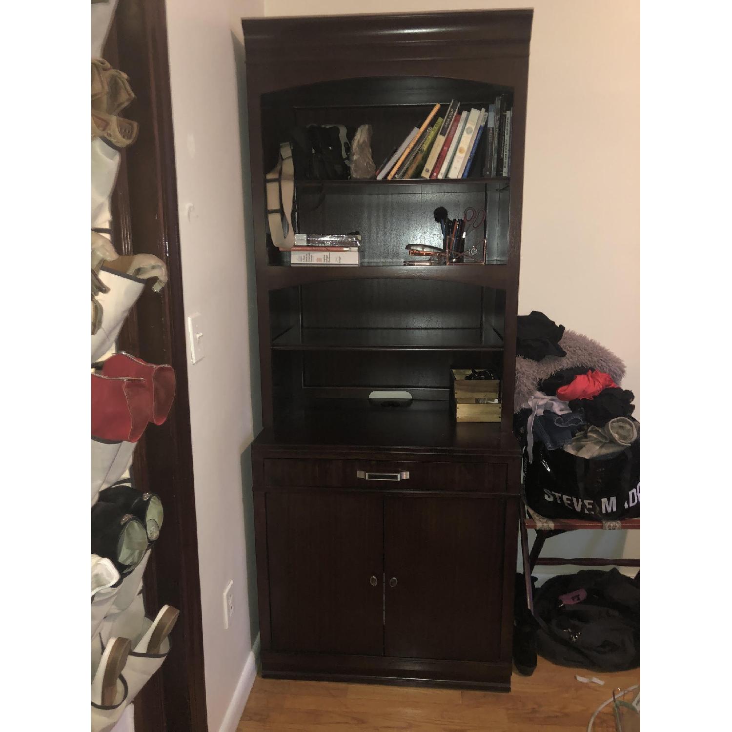 Wood Bookcase/Display Cabinet - image-1