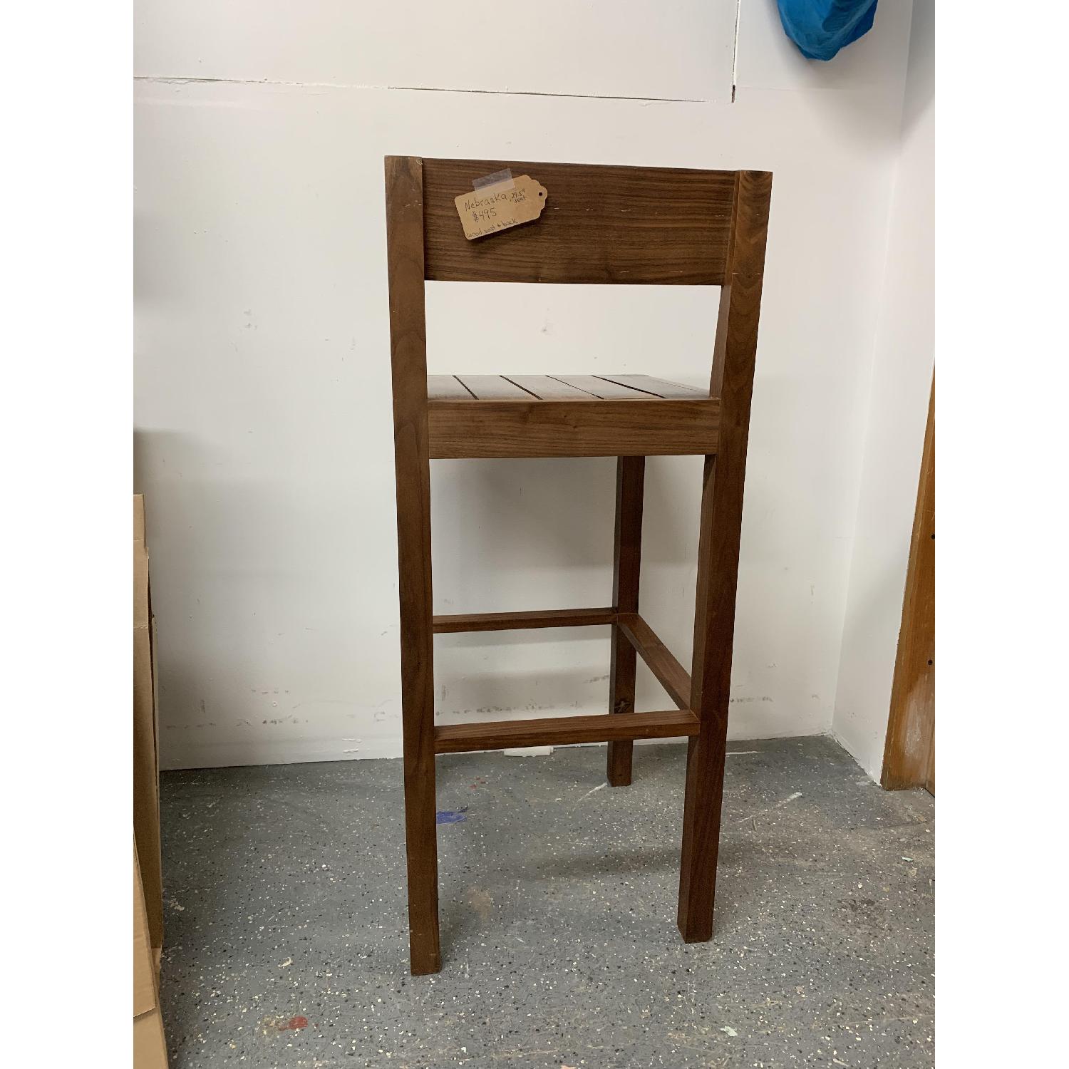 Organic Modernism Wood Bar Stool - image-1