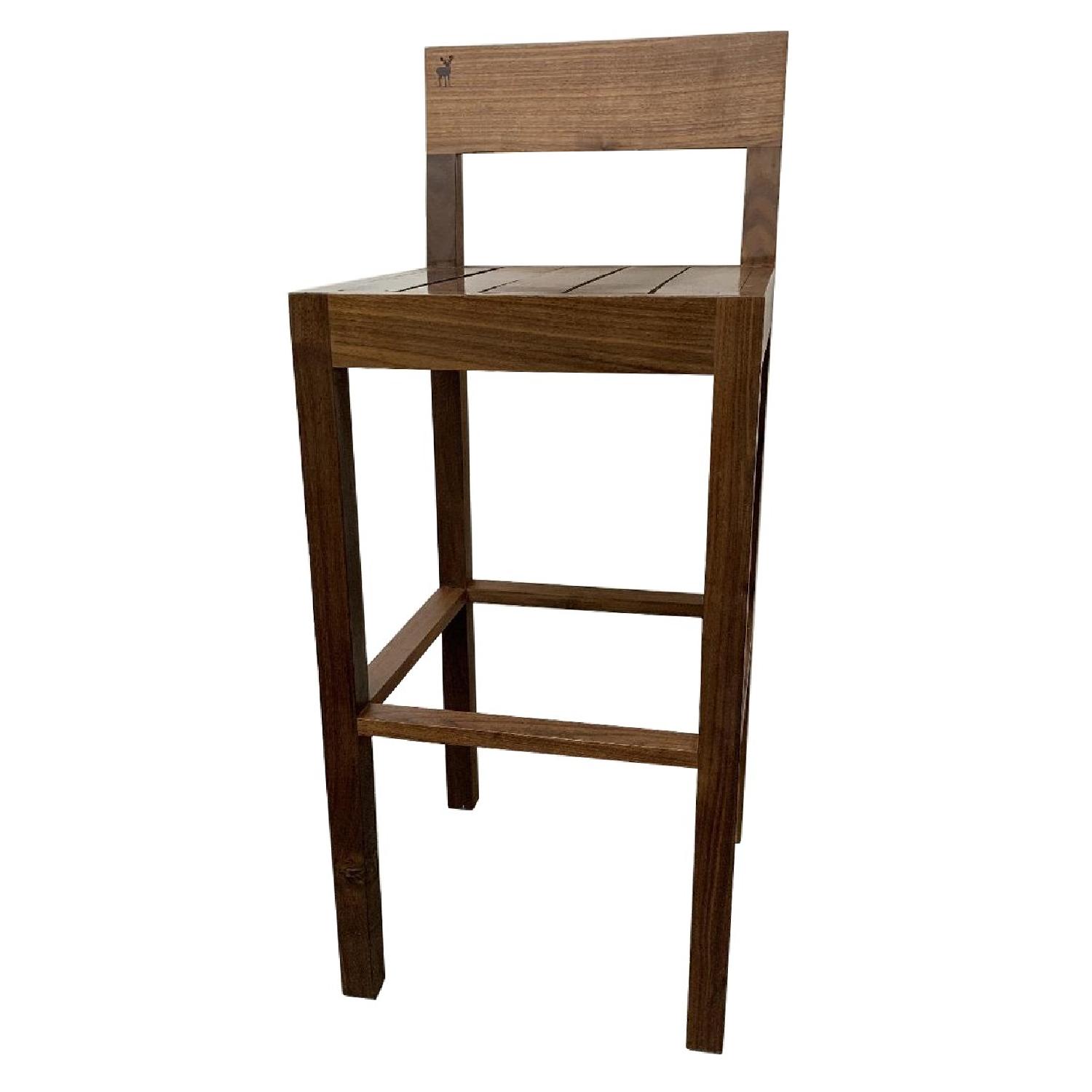 Organic Modernism Wood Bar Stool - image-0