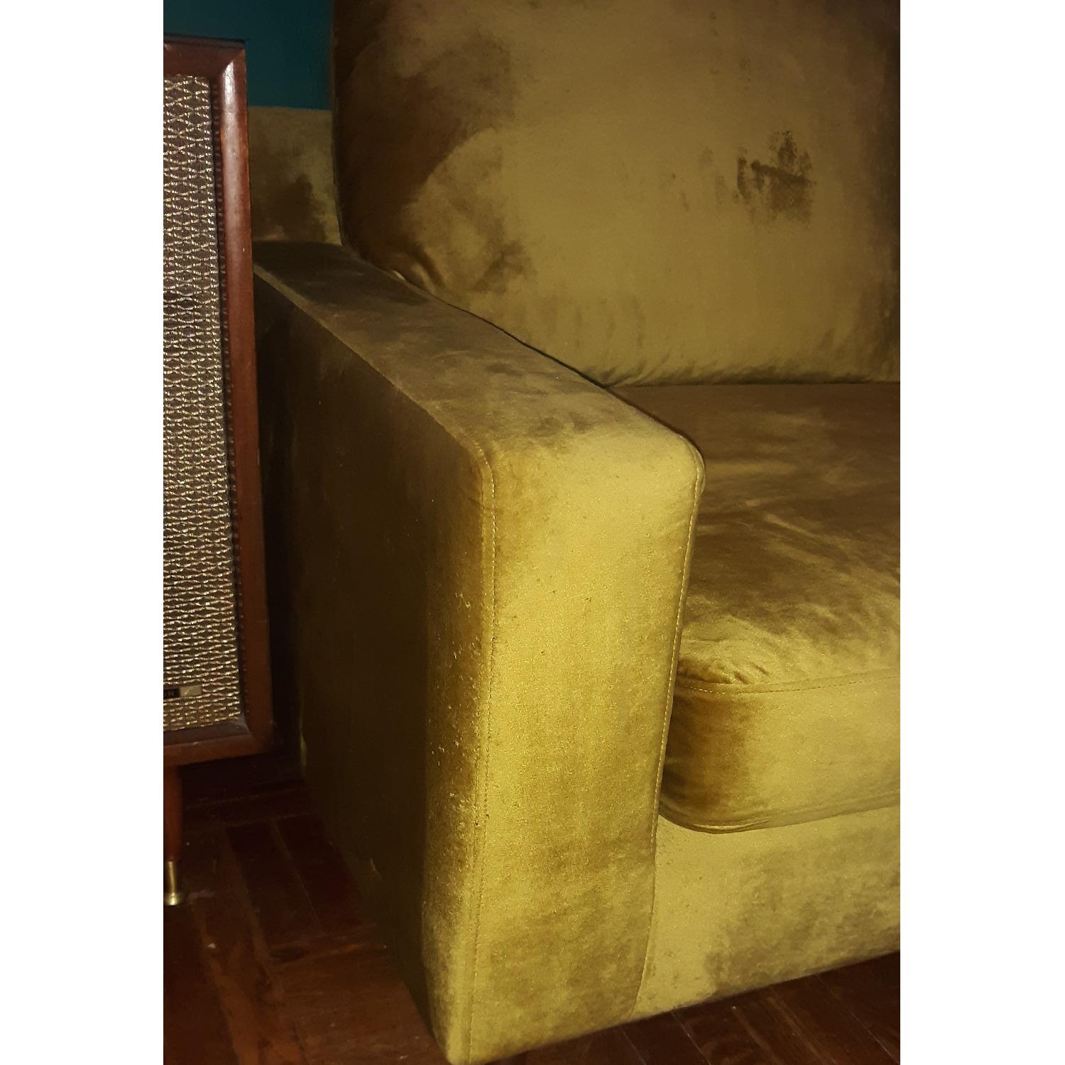 Interior Define Custom-Made Velvet Chaise Sectional Sofa - image-2