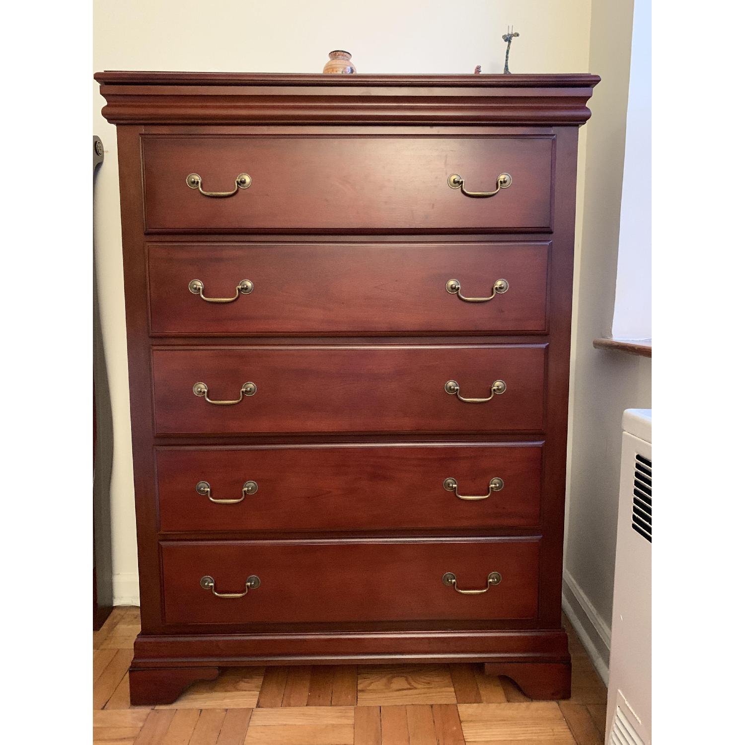 Bob's Traditional 5 Drawer Tall Dresser AptDeco