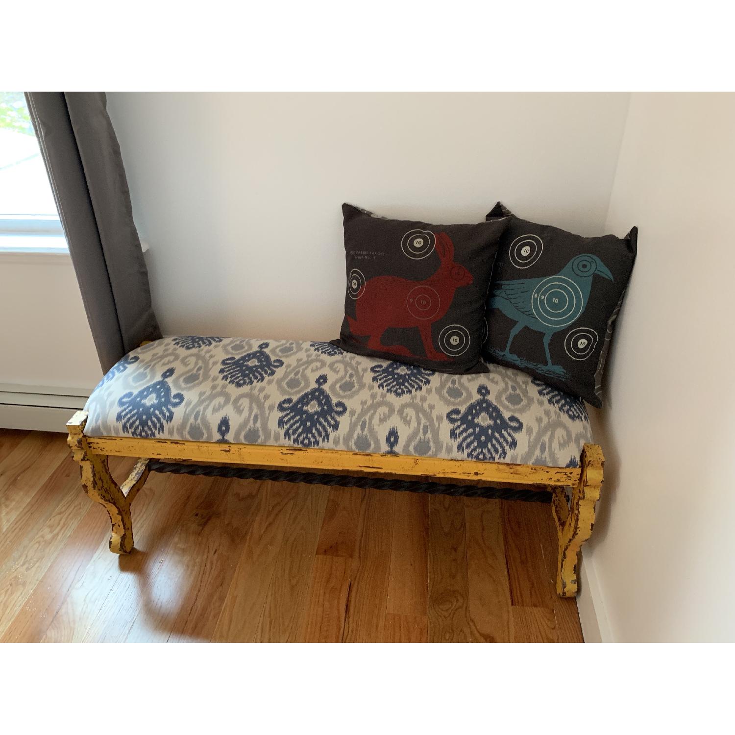Distressed Accent Bench - image-3