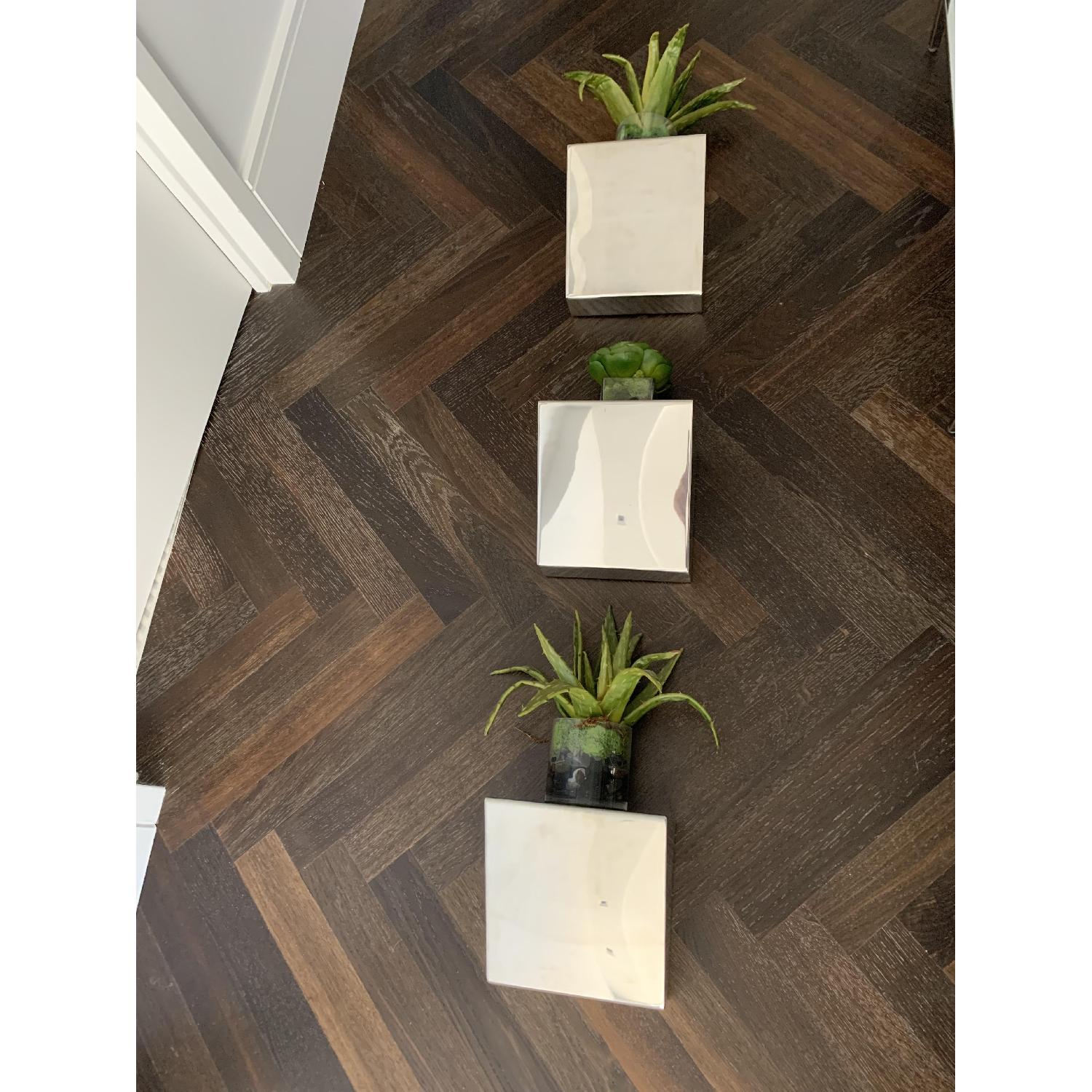 Chrome Wall Shelves - image-1