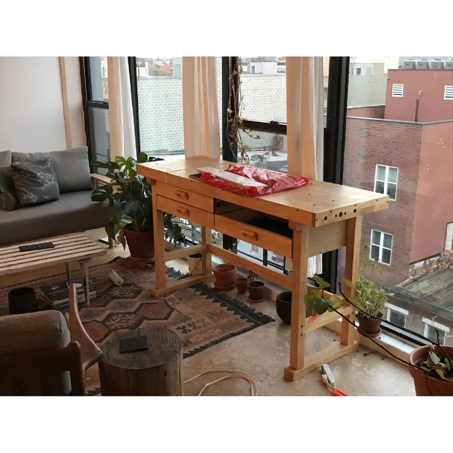 Wood Jeweler's Work Desk/Bench - image-1