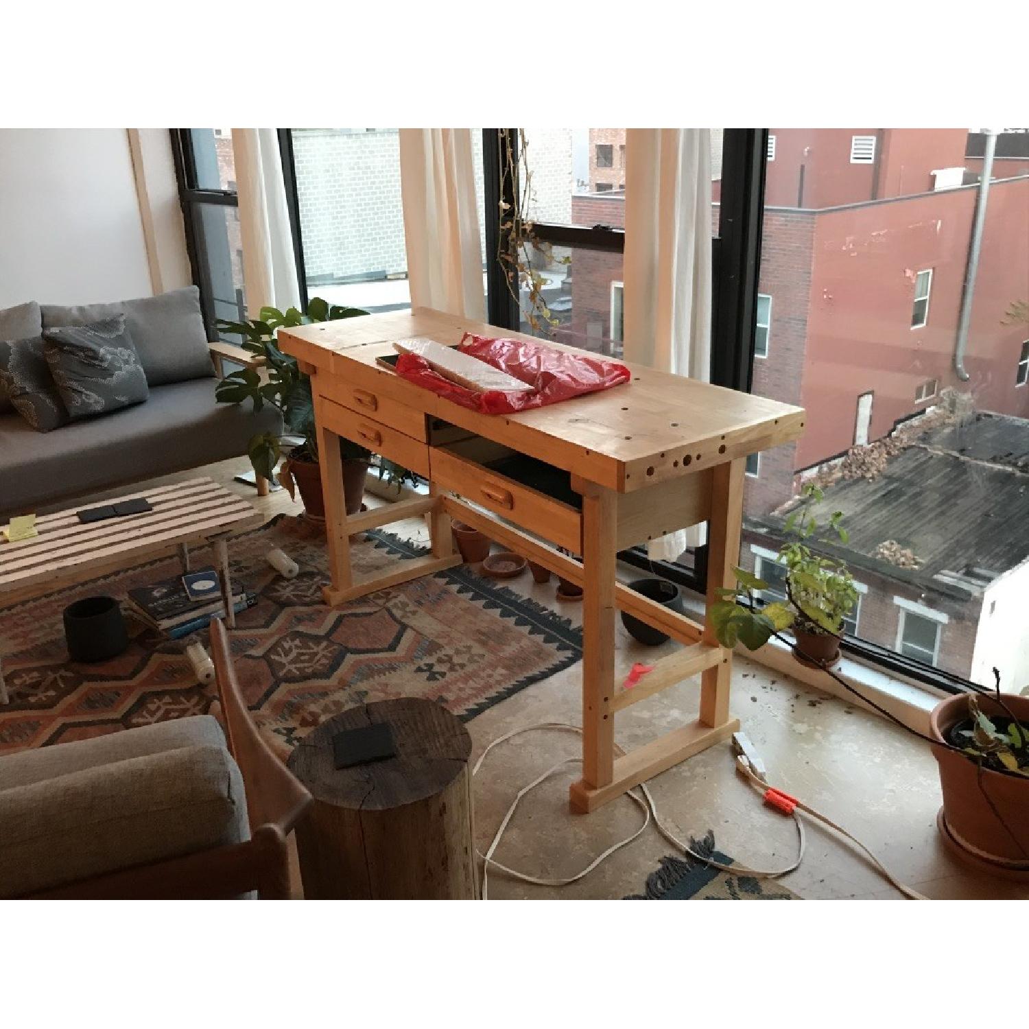 Wood Jeweler's Work Desk/Bench - image-2