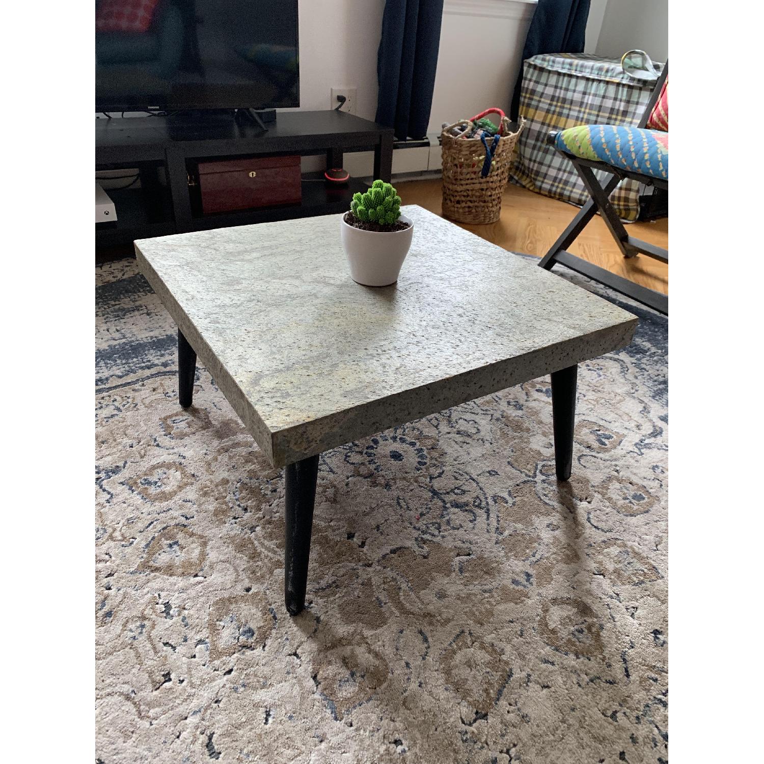 Faux Concrete Coffee Table - image-3