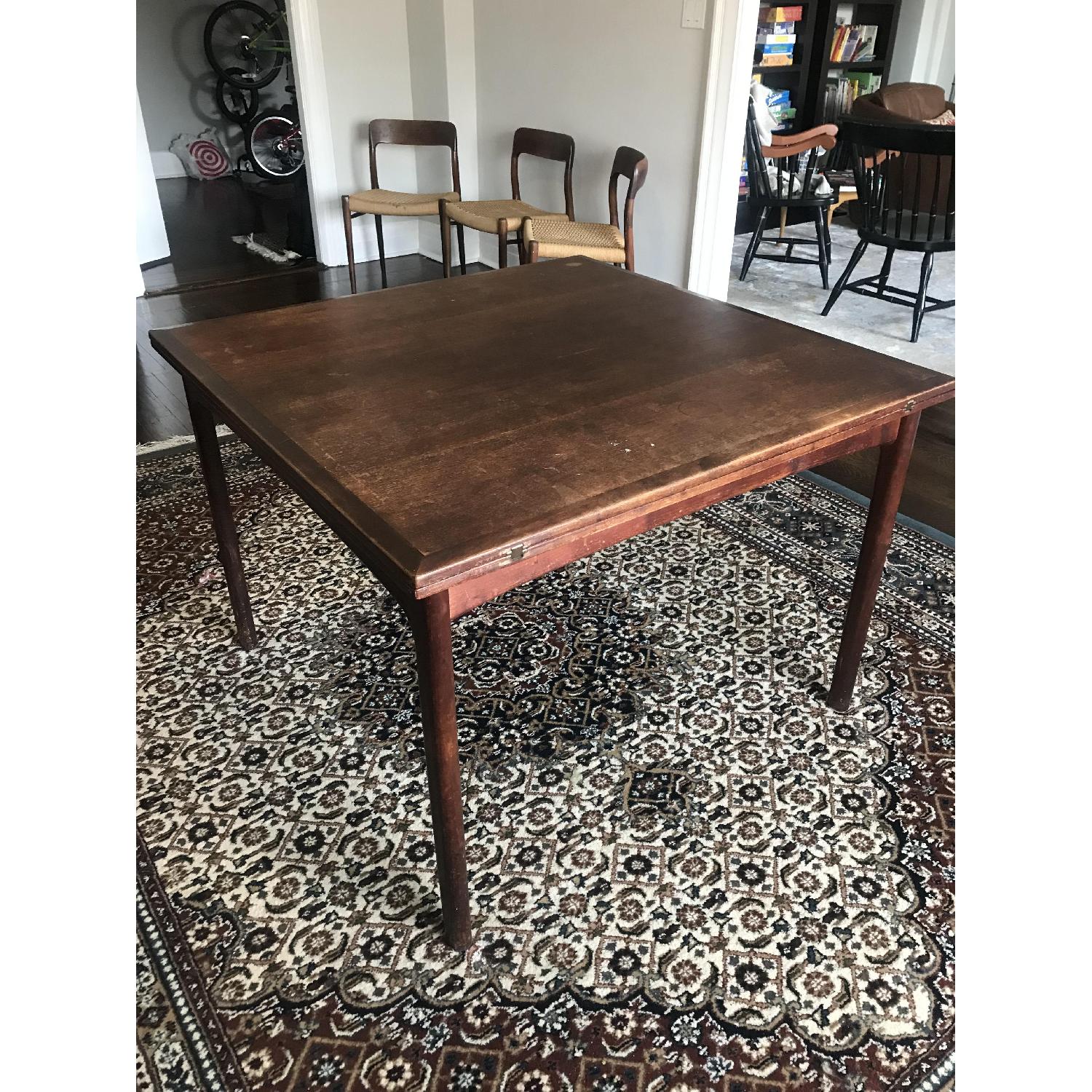 Teak Wood Expandable Dining Table - image-1