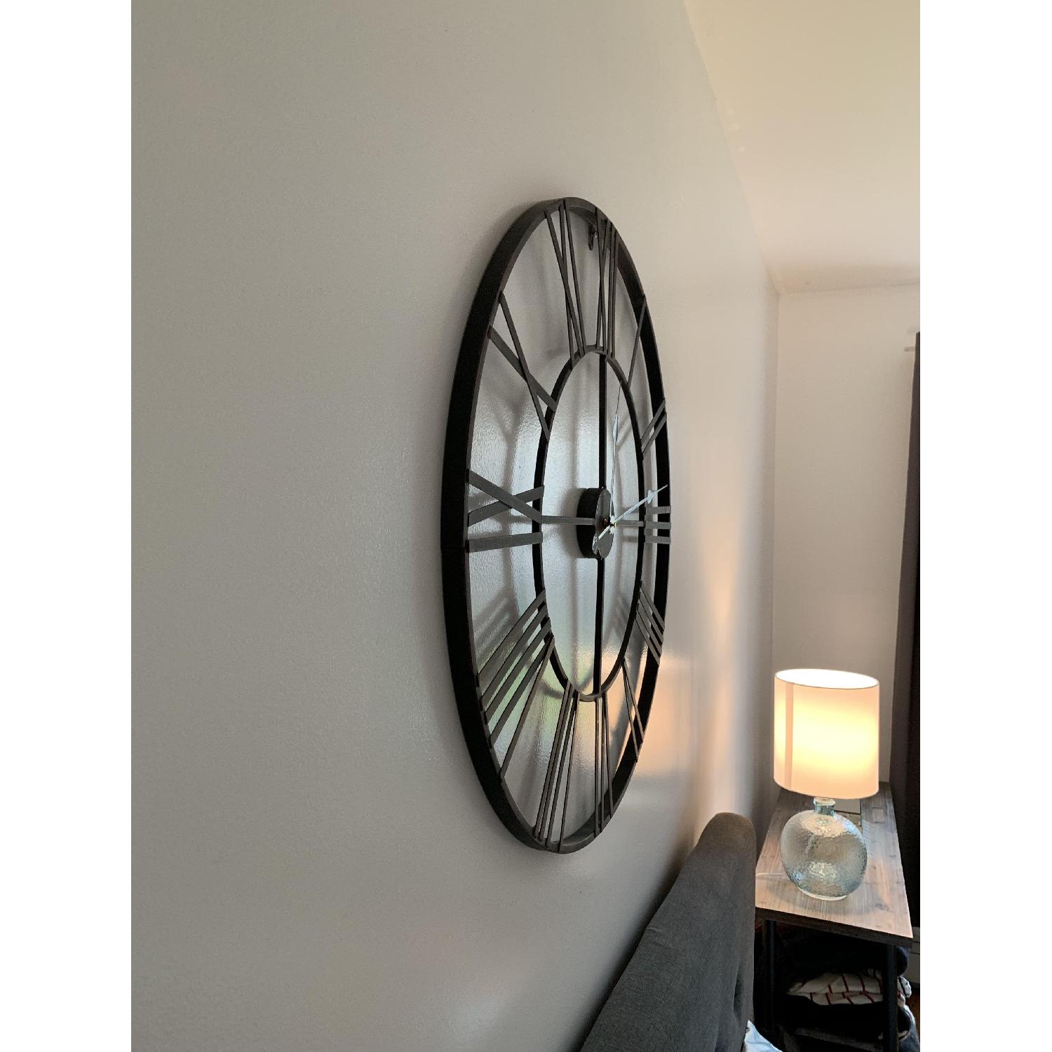 Oversized Eisenhauer Wall Clock AptDeco