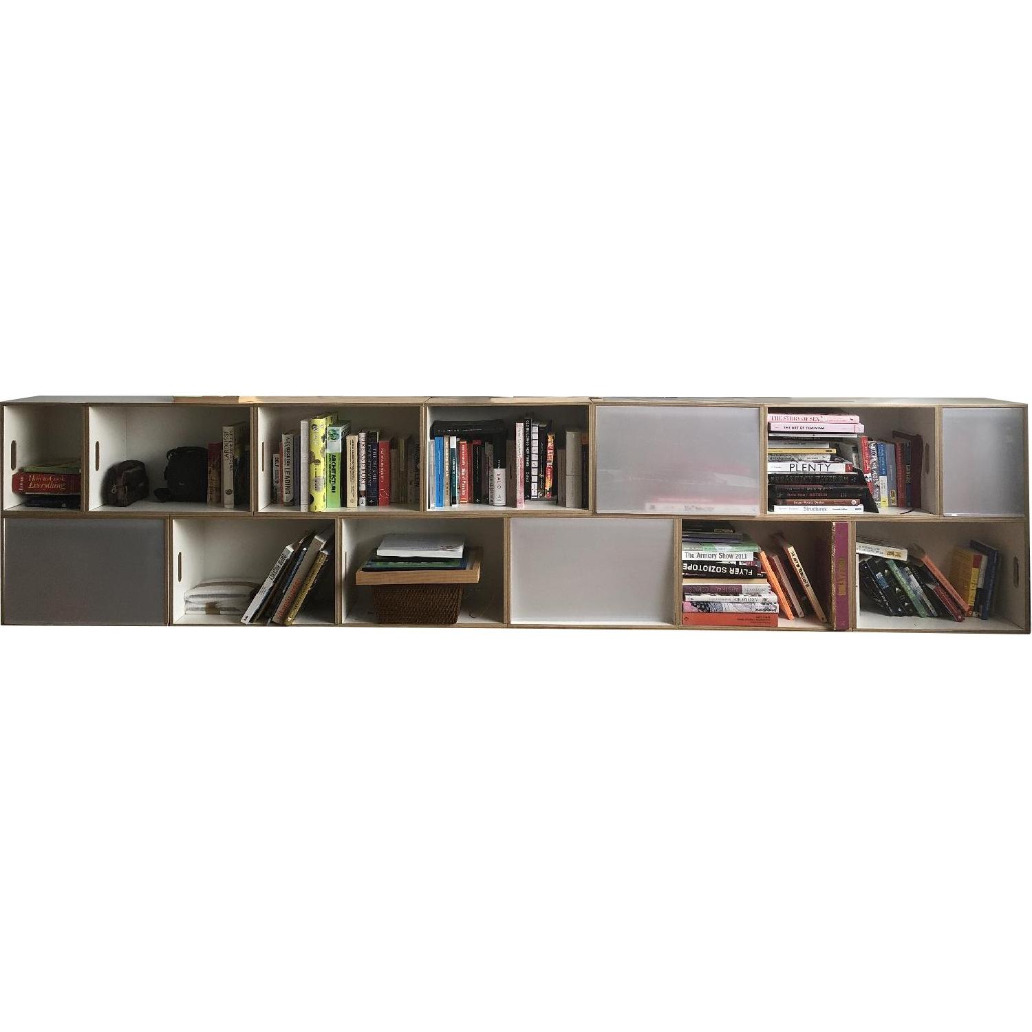 Stackable Bookshelf Cubes - image-0