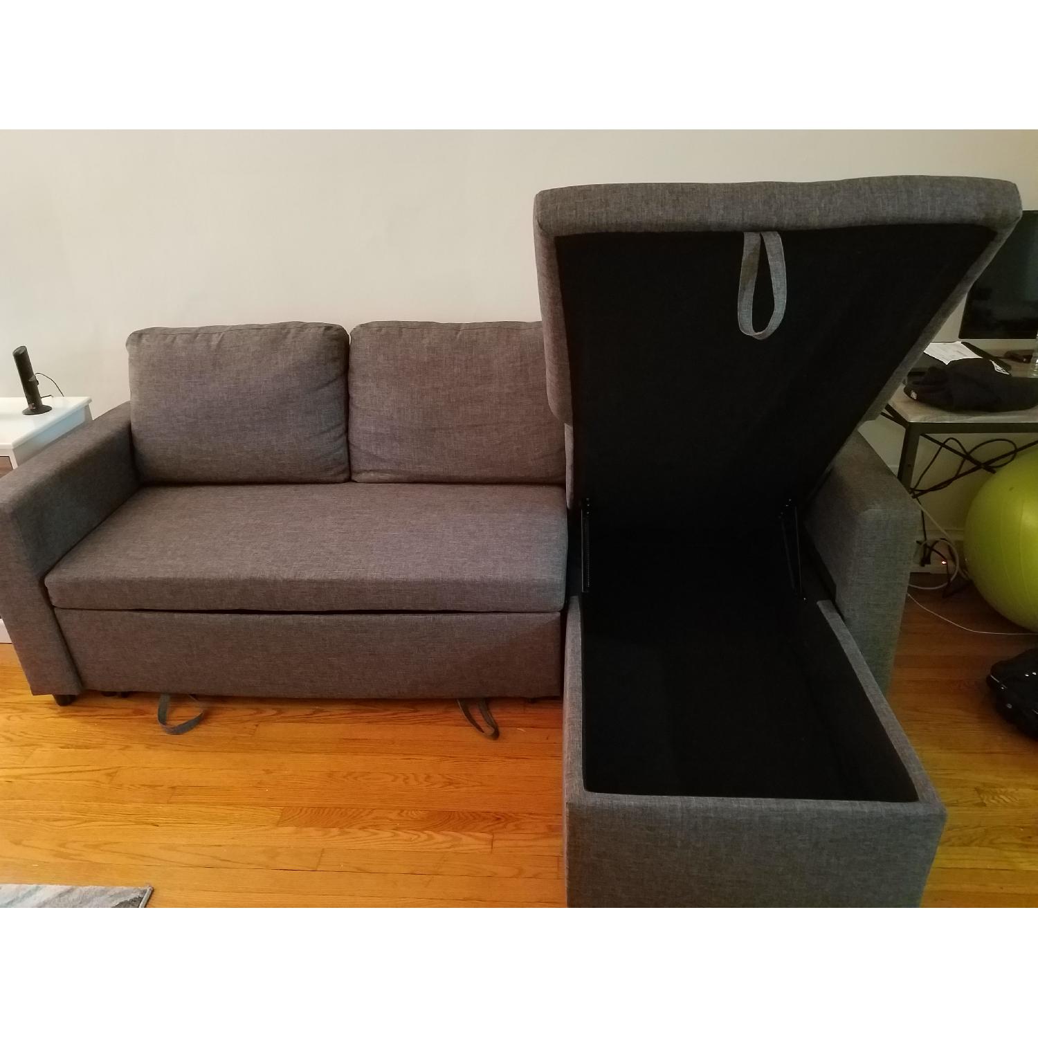 Ebern Designs Mullaney Reversible Sleeper Sectional Sofa - image-2