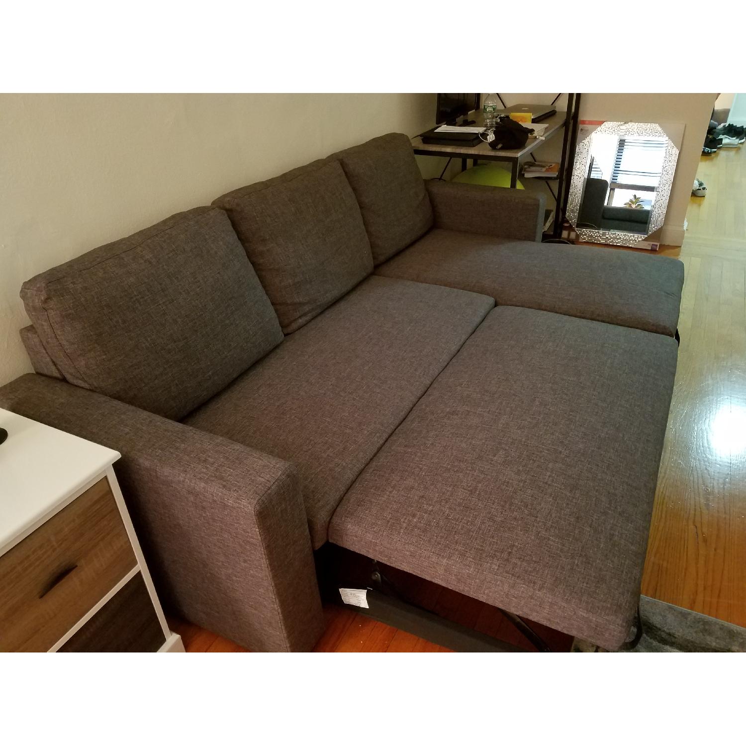 Ebern Designs Mullaney Reversible Sleeper Sectional Sofa - image-3