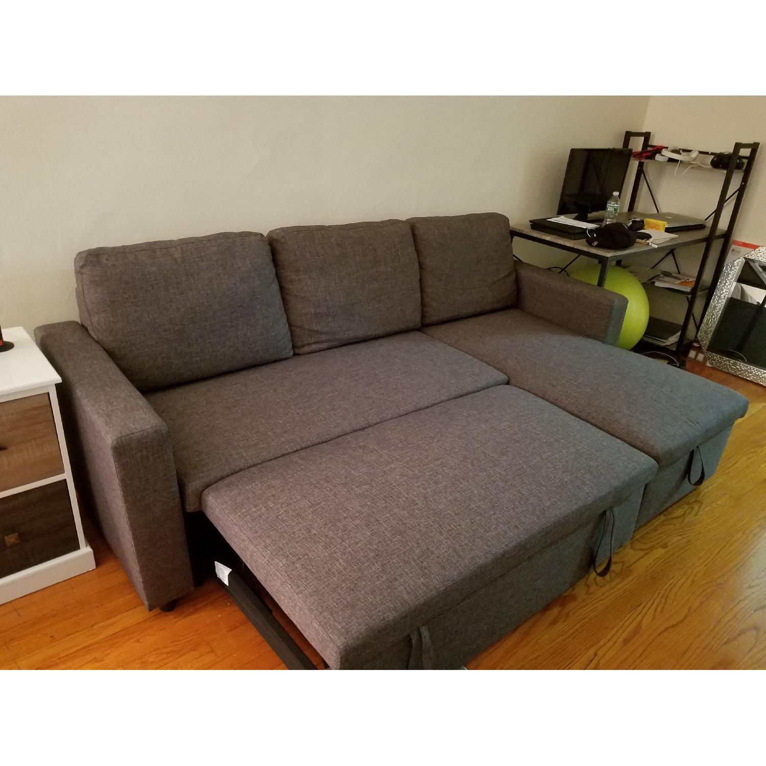 Ebern Designs Mullaney Reversible Sleeper Sectional Sofa - image-7