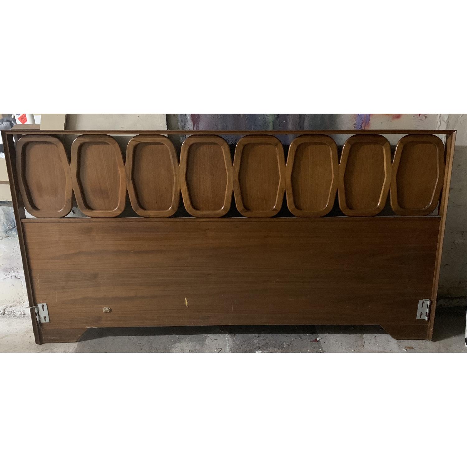 Vintage Mid Century King Headboard AptDeco