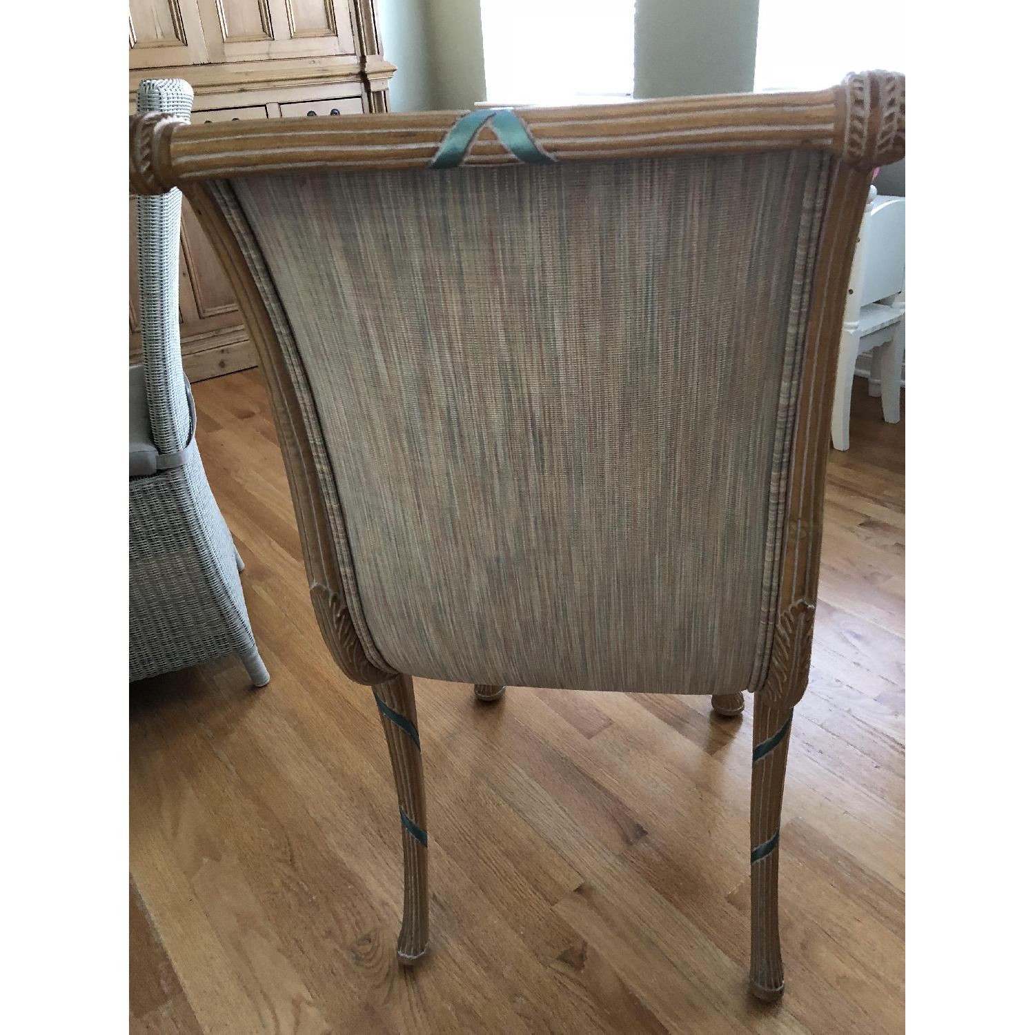 Custom Hand Carved Dining Table w/ 4 Chairs - image-8