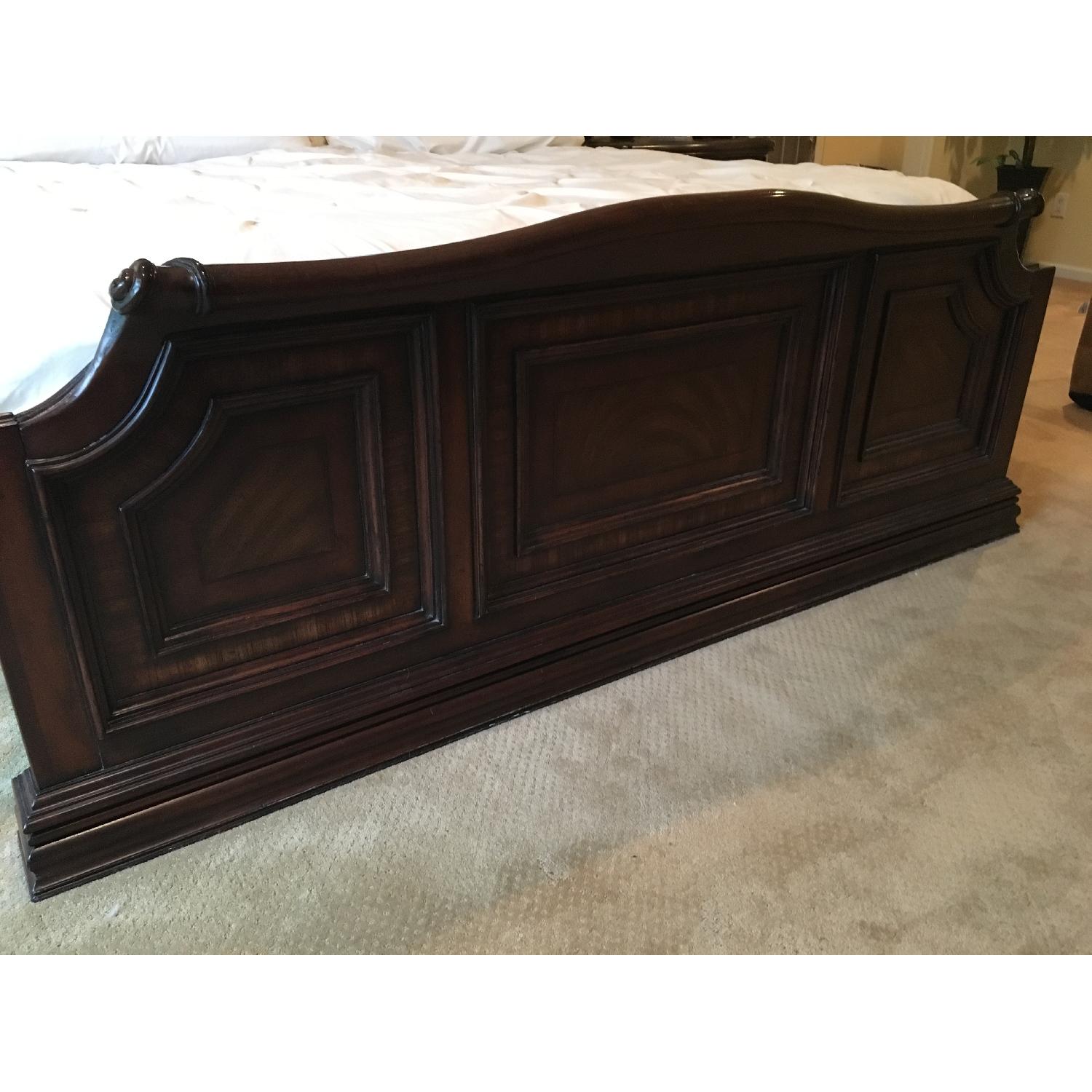 Solid Wood King Bed Frame - image-3