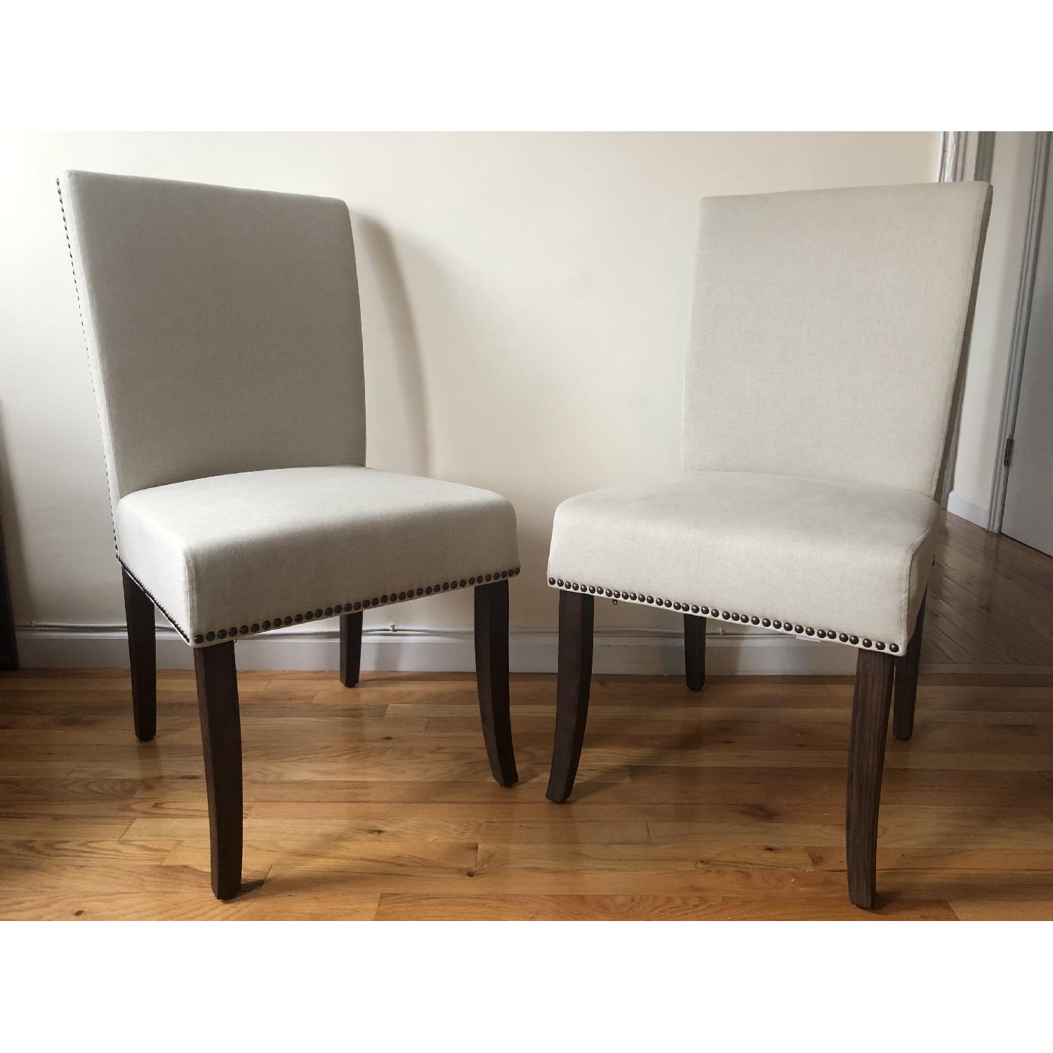 Pottery Barn PB Comfort Square Upholstered Dining Chairs - image-1