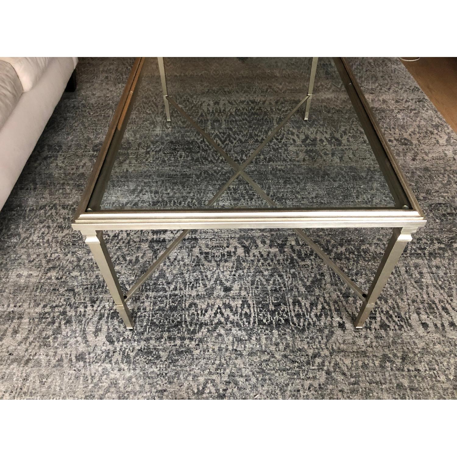 Ethan Allen Rectangular Heron Coffee Table in Pendant Finish - image-3